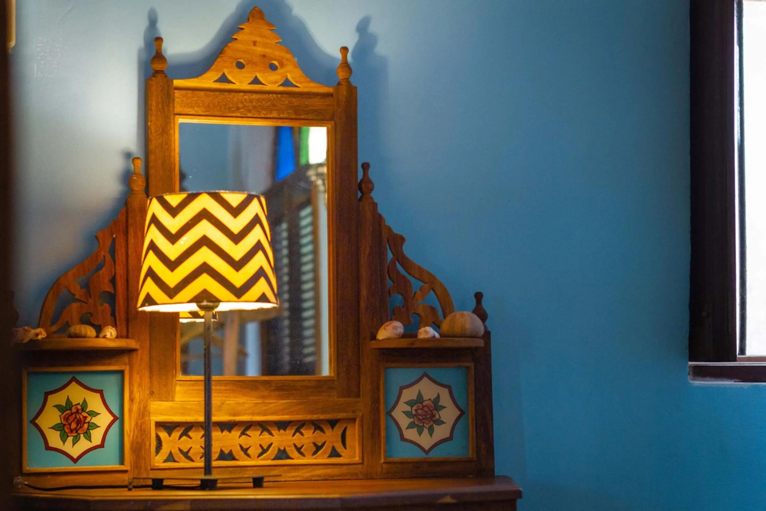 Decorative detail in Villa Bahati Zanzibar