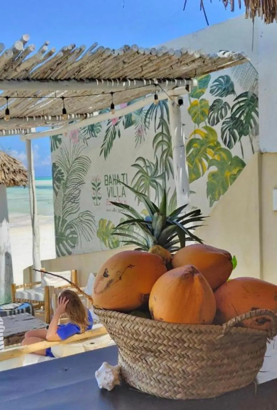 Restaurant/places to eat in Villa Bahati Zanzibar