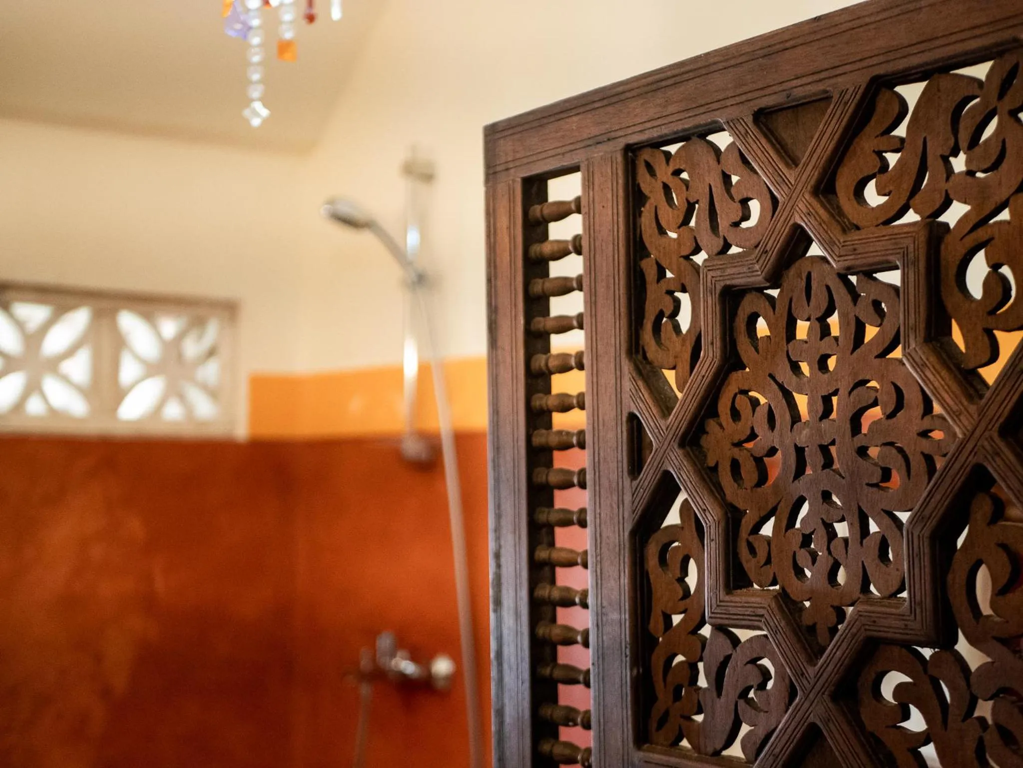 Shower in Villa Bahati Zanzibar