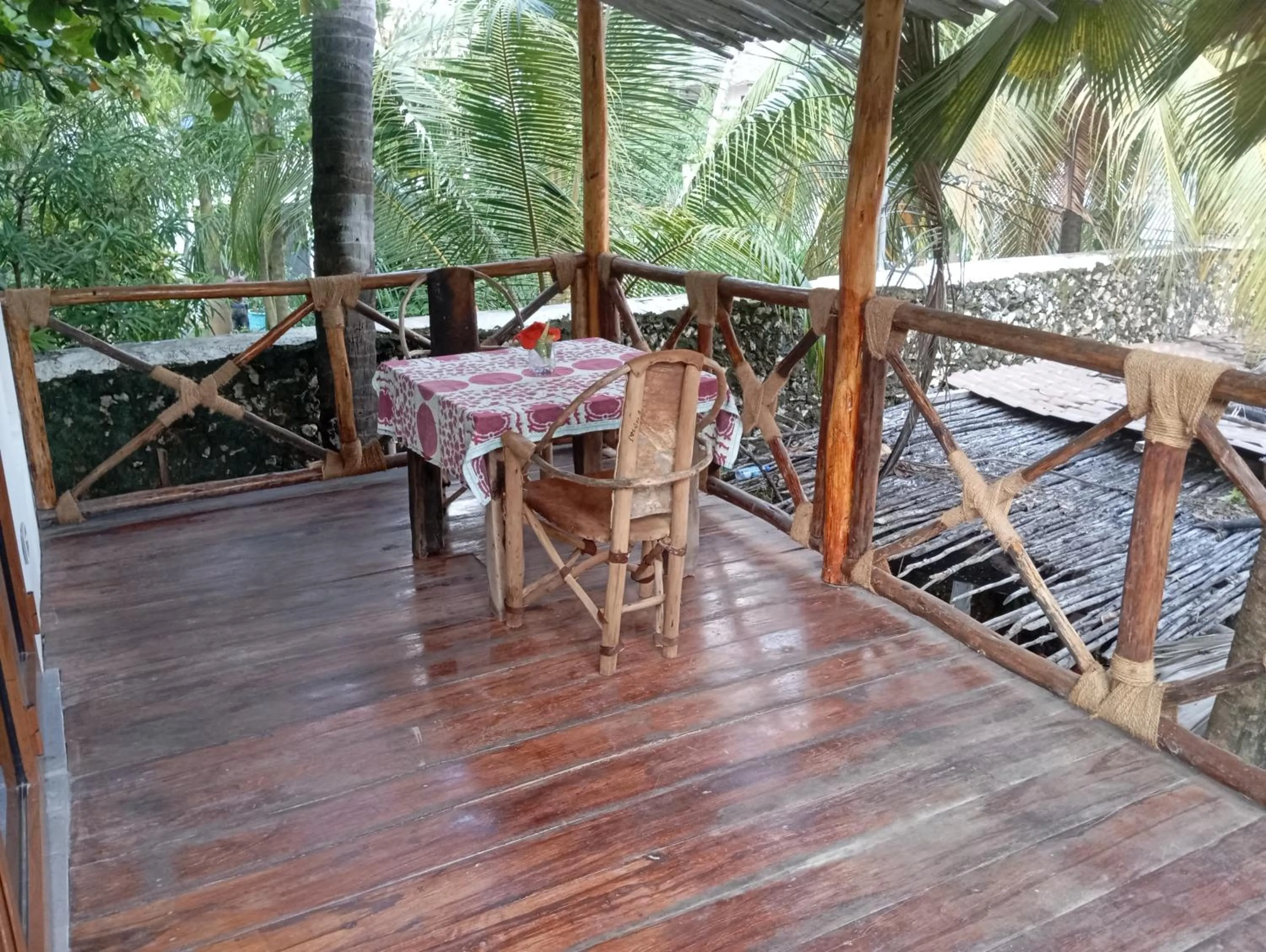 Balcony/Terrace in Villa Bahati Zanzibar