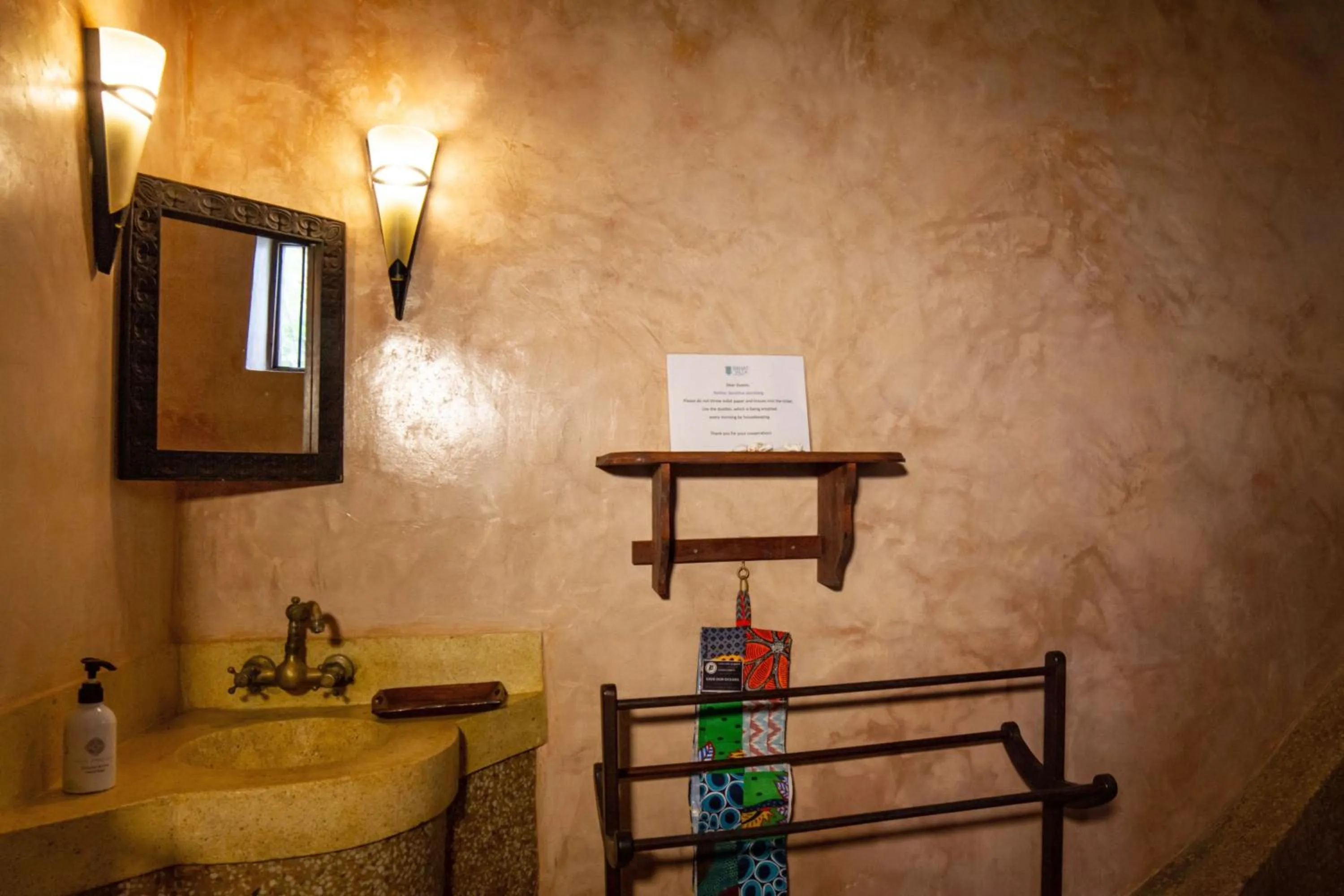 Bathroom in Villa Bahati Zanzibar