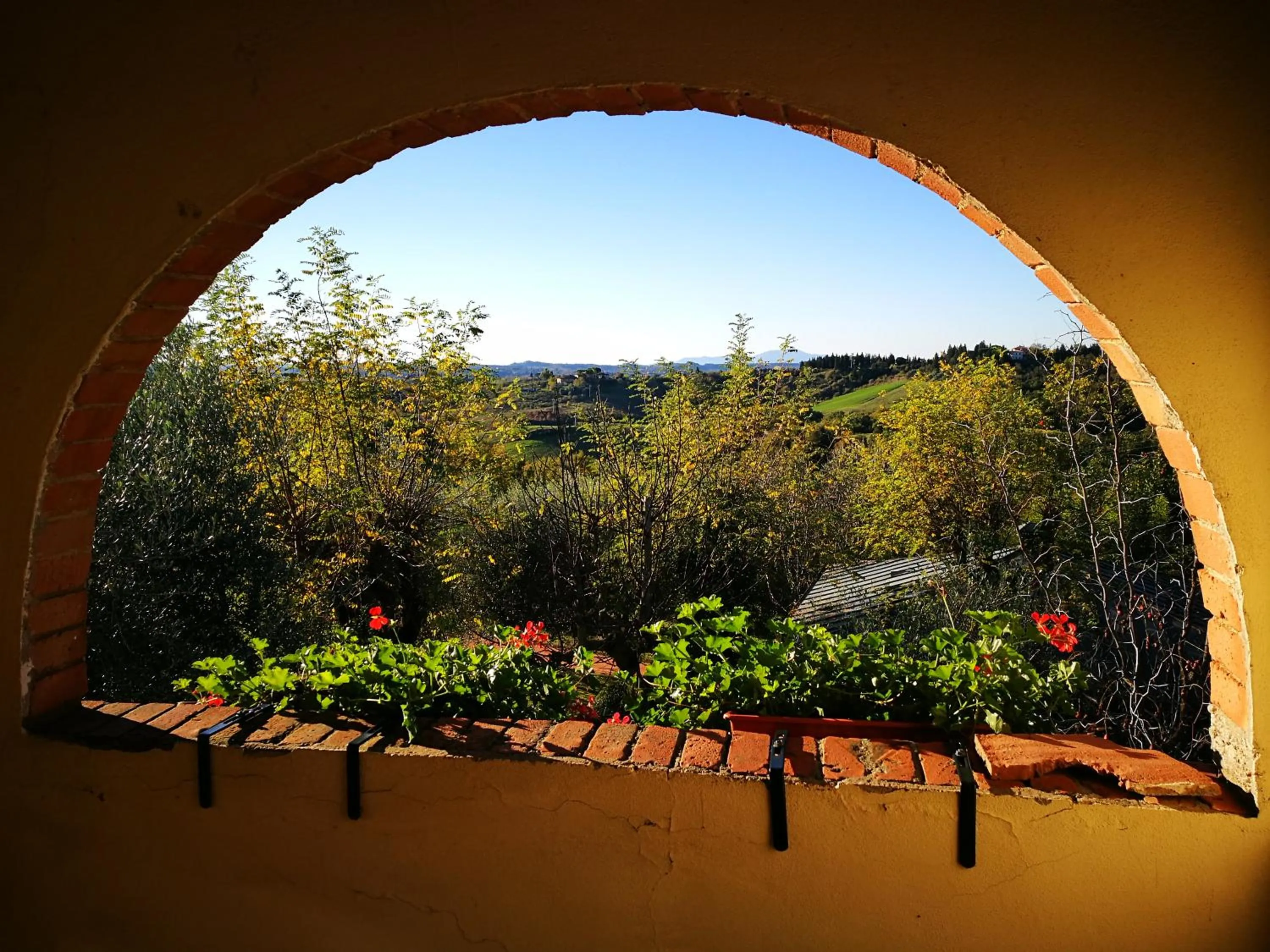 View (from property/room) in Locanda le Boscarecce