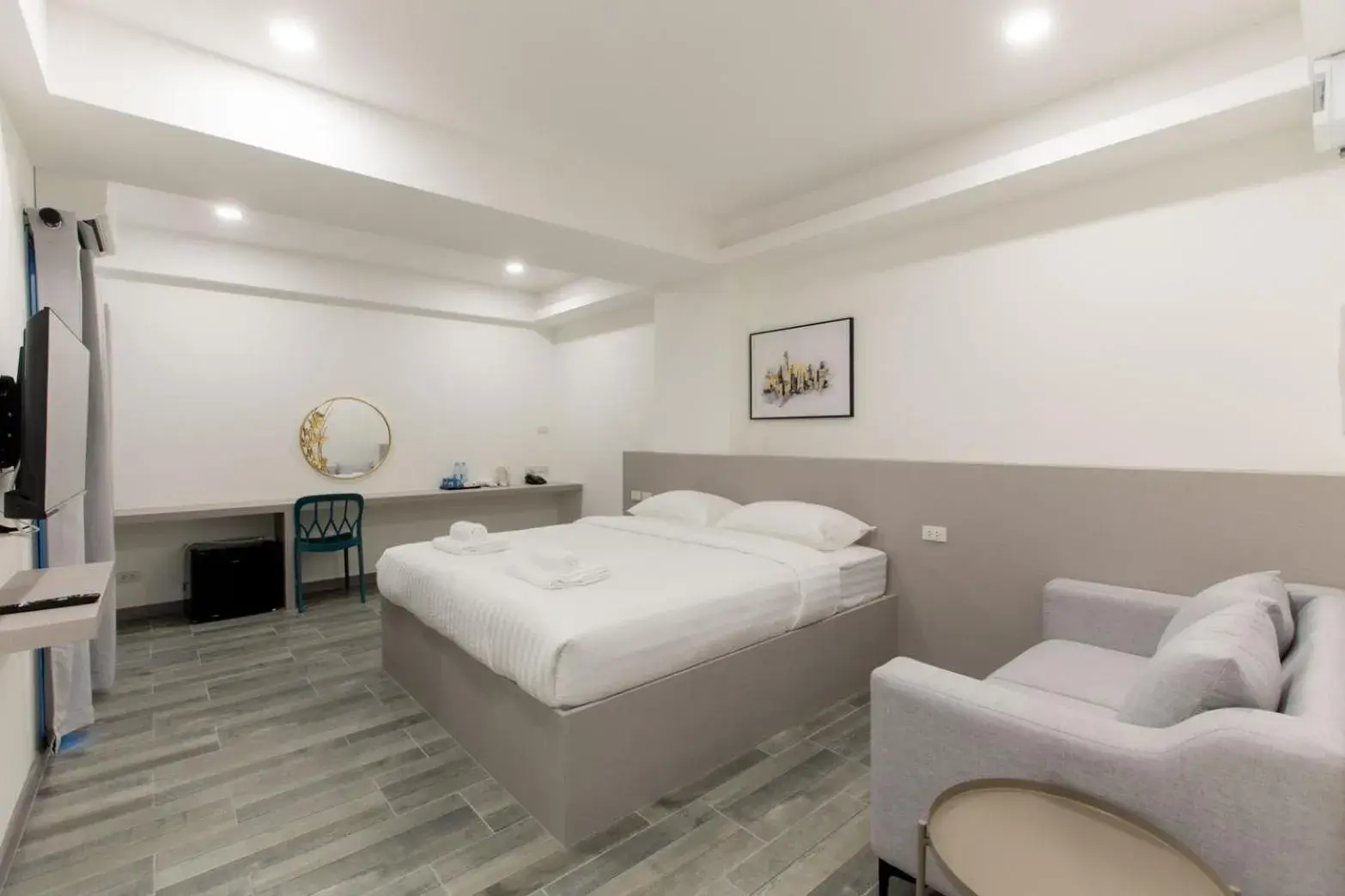 Bed in P9 Ratchada Hotel Bed in P9 Ratchada Hotel