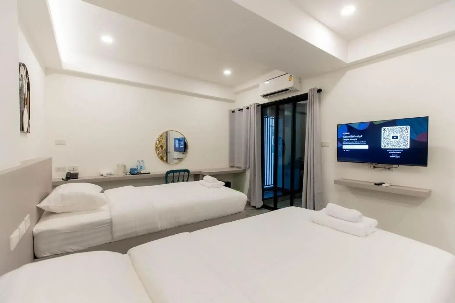 Bed in P9 Ratchada Hotel Bed in P9 Ratchada Hotel