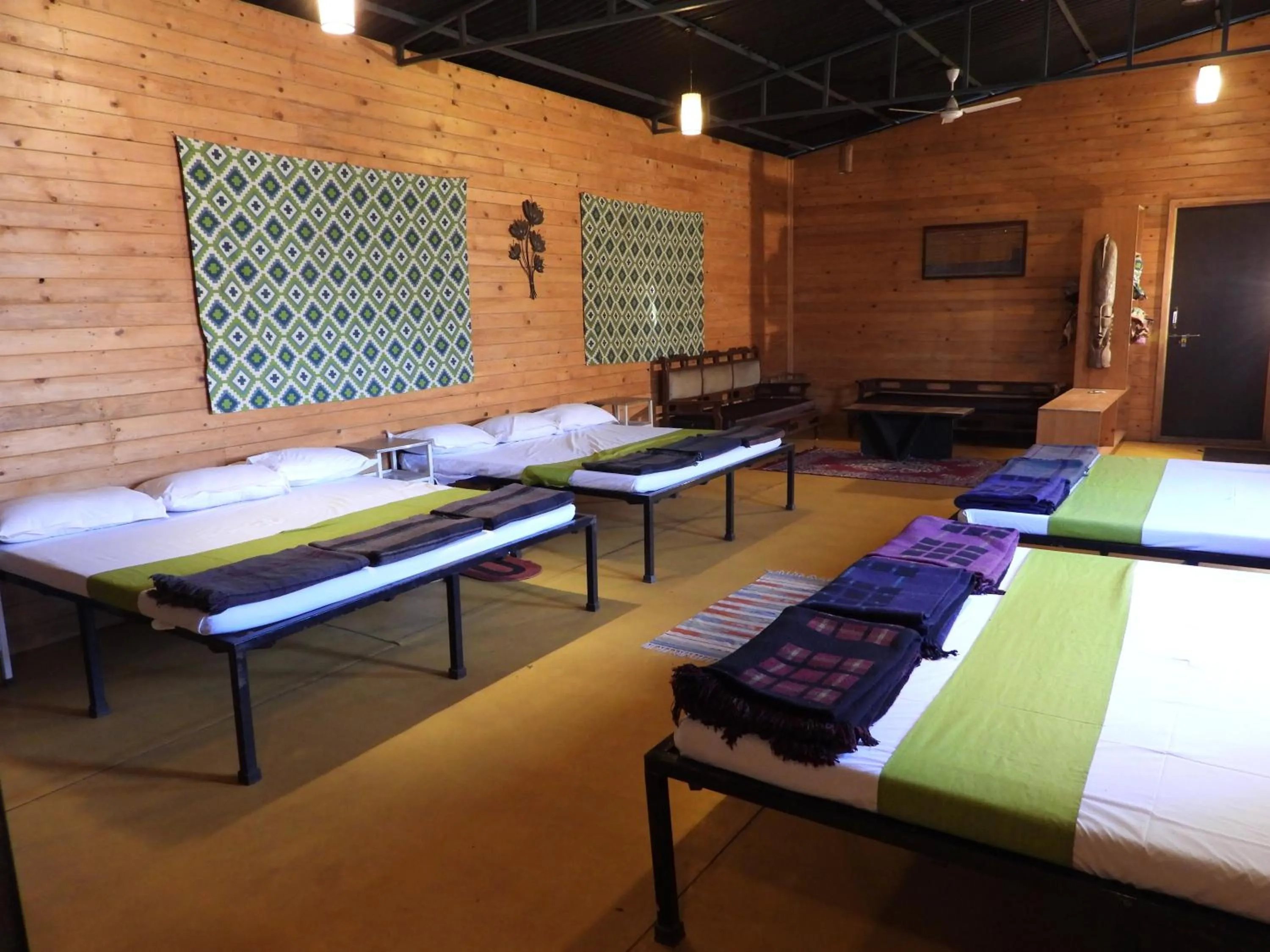 Bed in I-Camp Resort