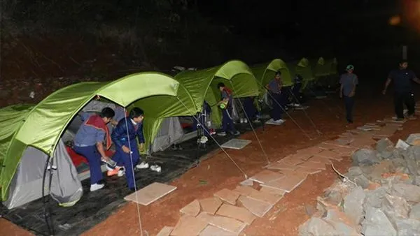 People in I-Camp Resort