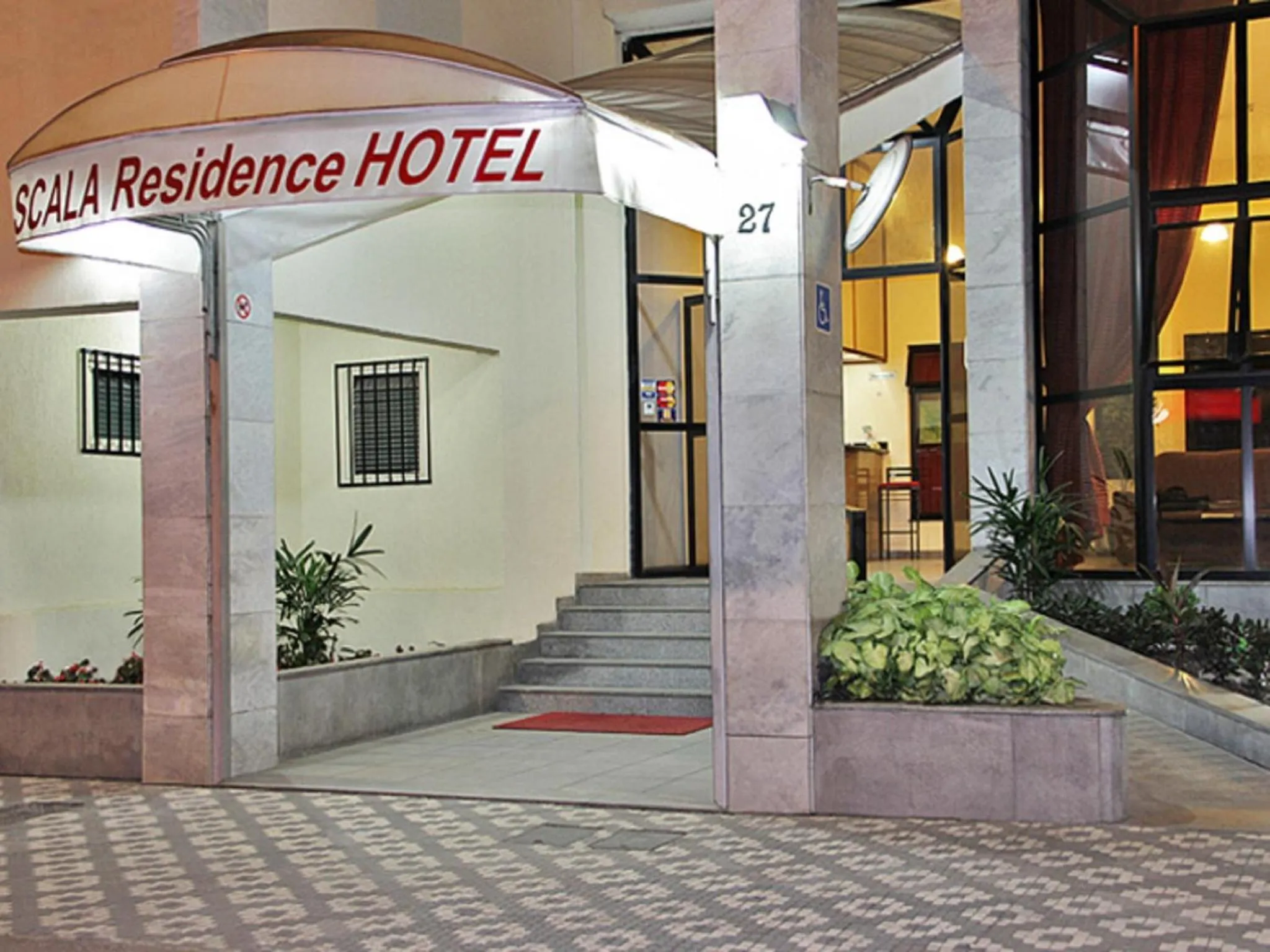 Facade/entrance in Scala Residence Hotel