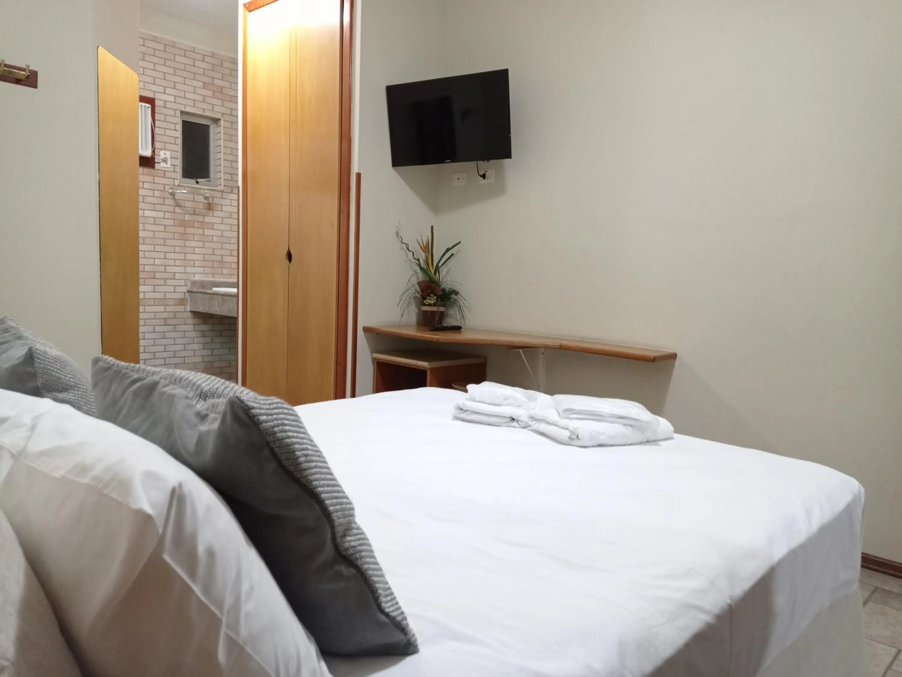 Bed in Hotel Chácara do Mosteiro
