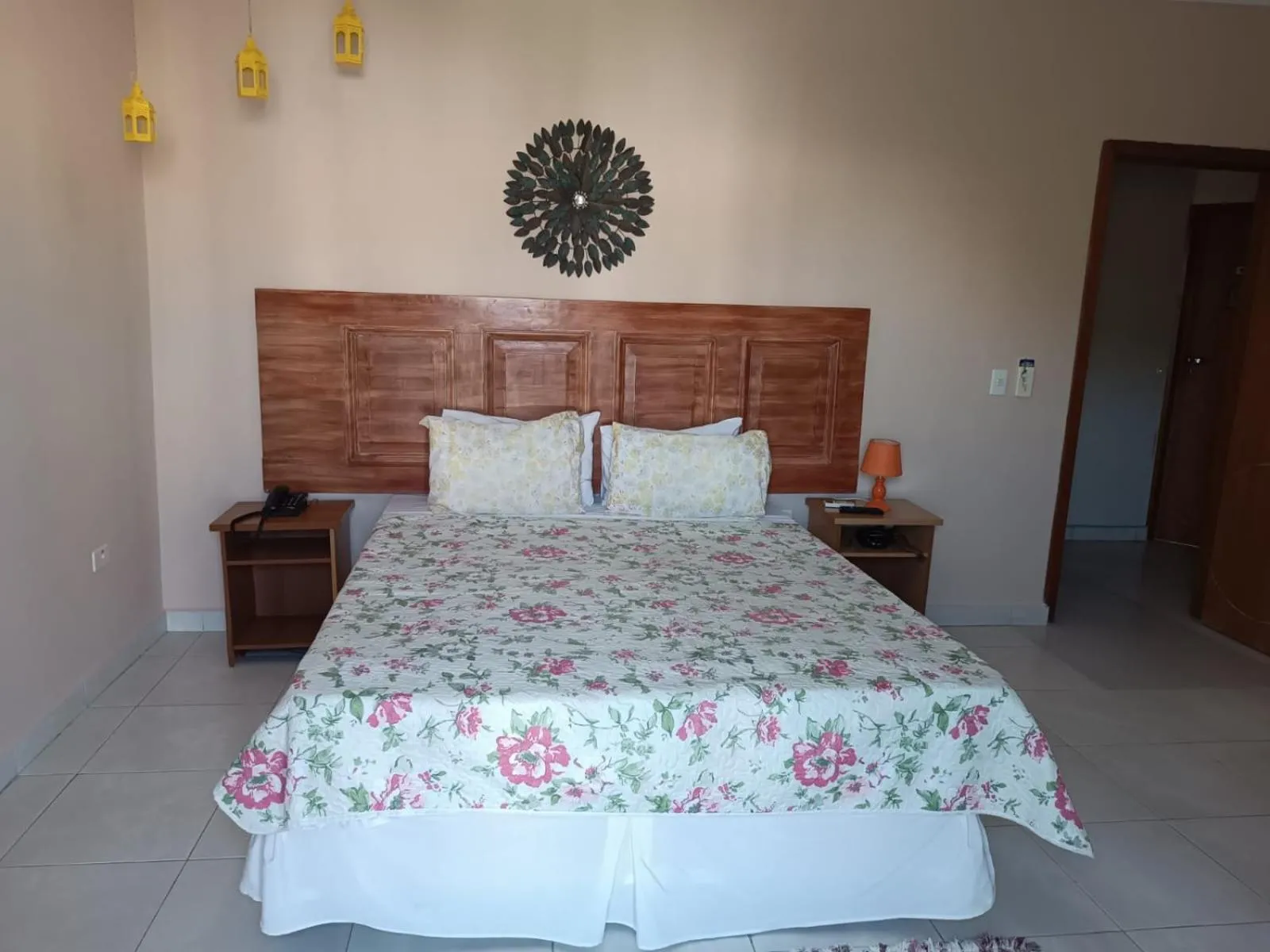 Bed in Hotel Chácara do Mosteiro