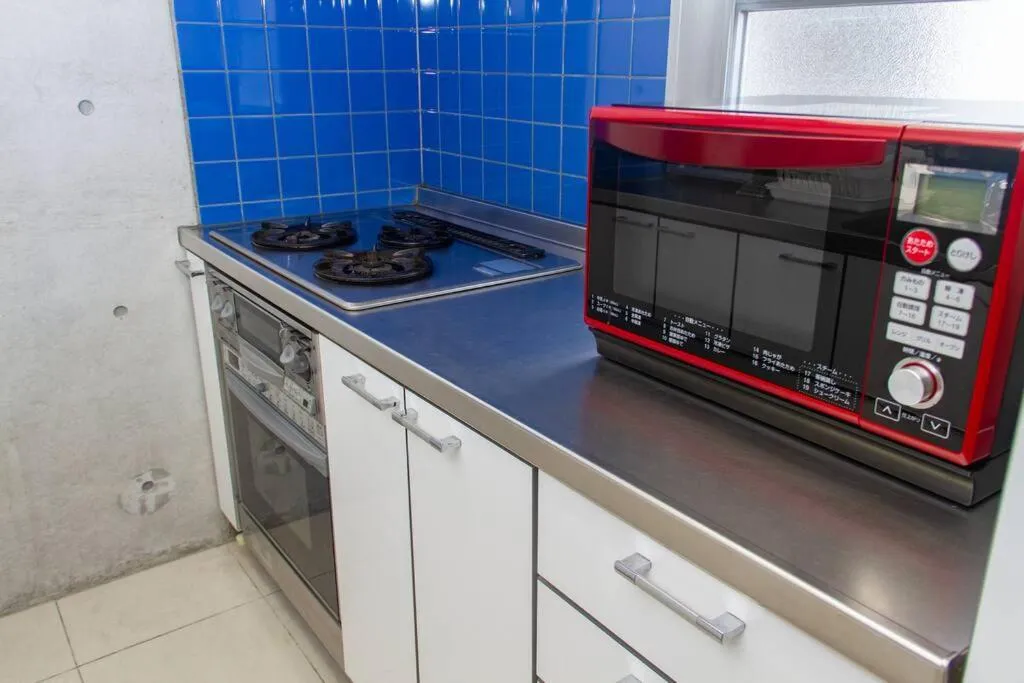 Kitchen or kitchenette in Shiraho Villa