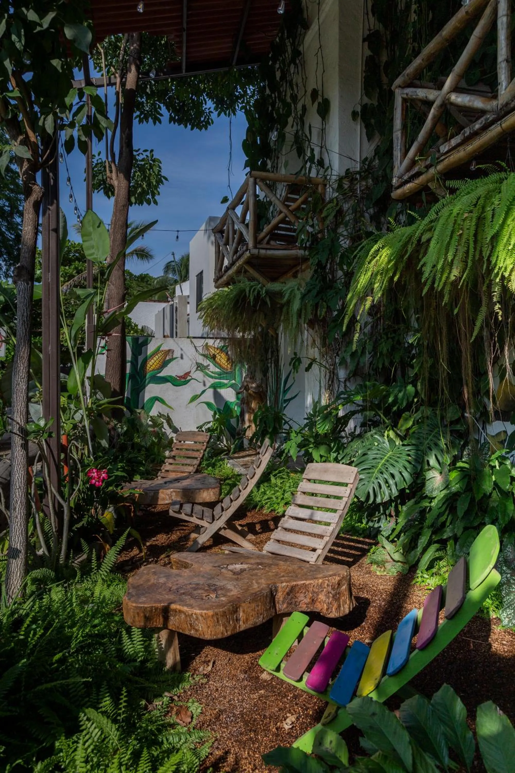 Natural landscape in Hotel Casa Lasibe Café