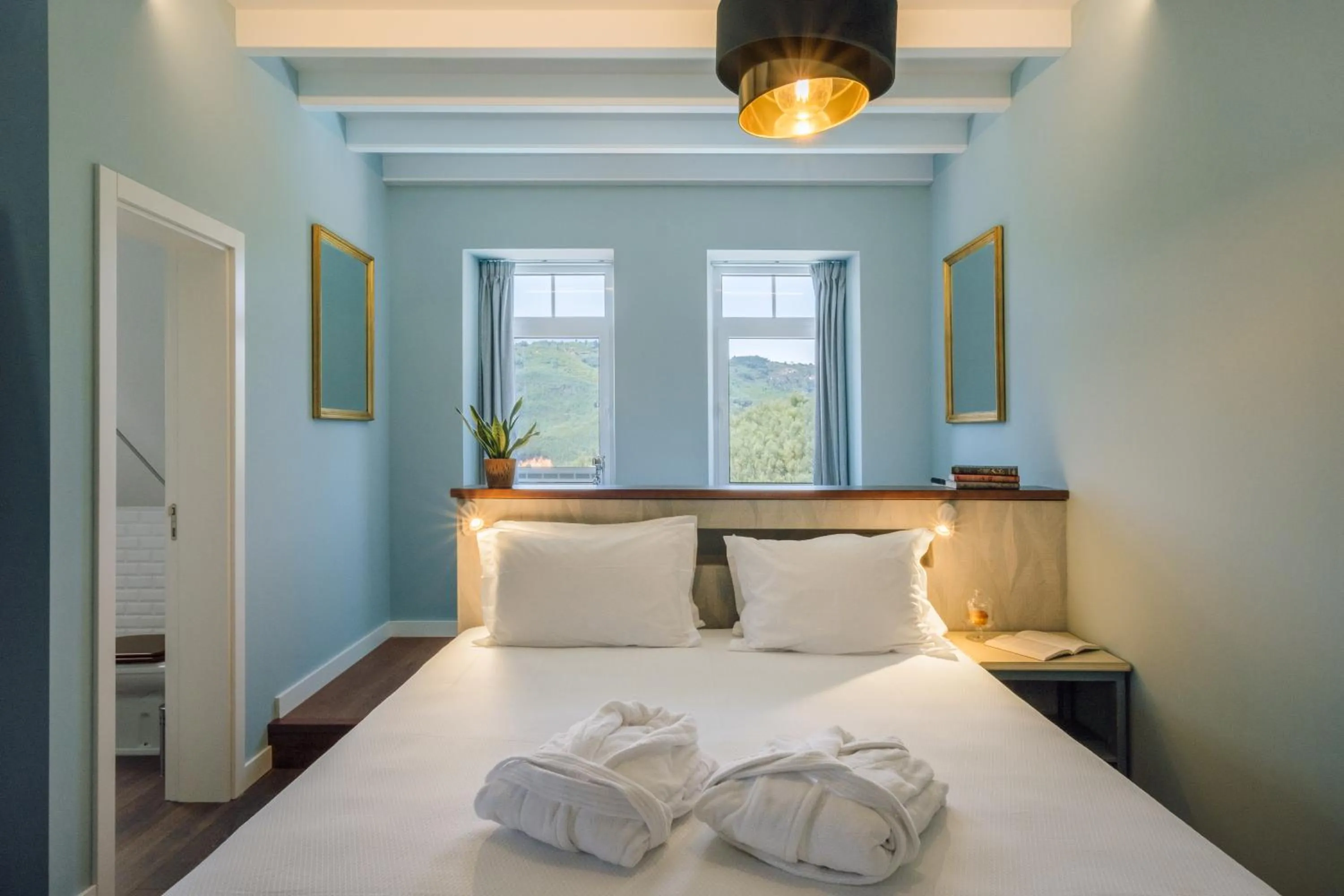 Bed in Palacete do Guerreiro Charme Hotel & SPA
