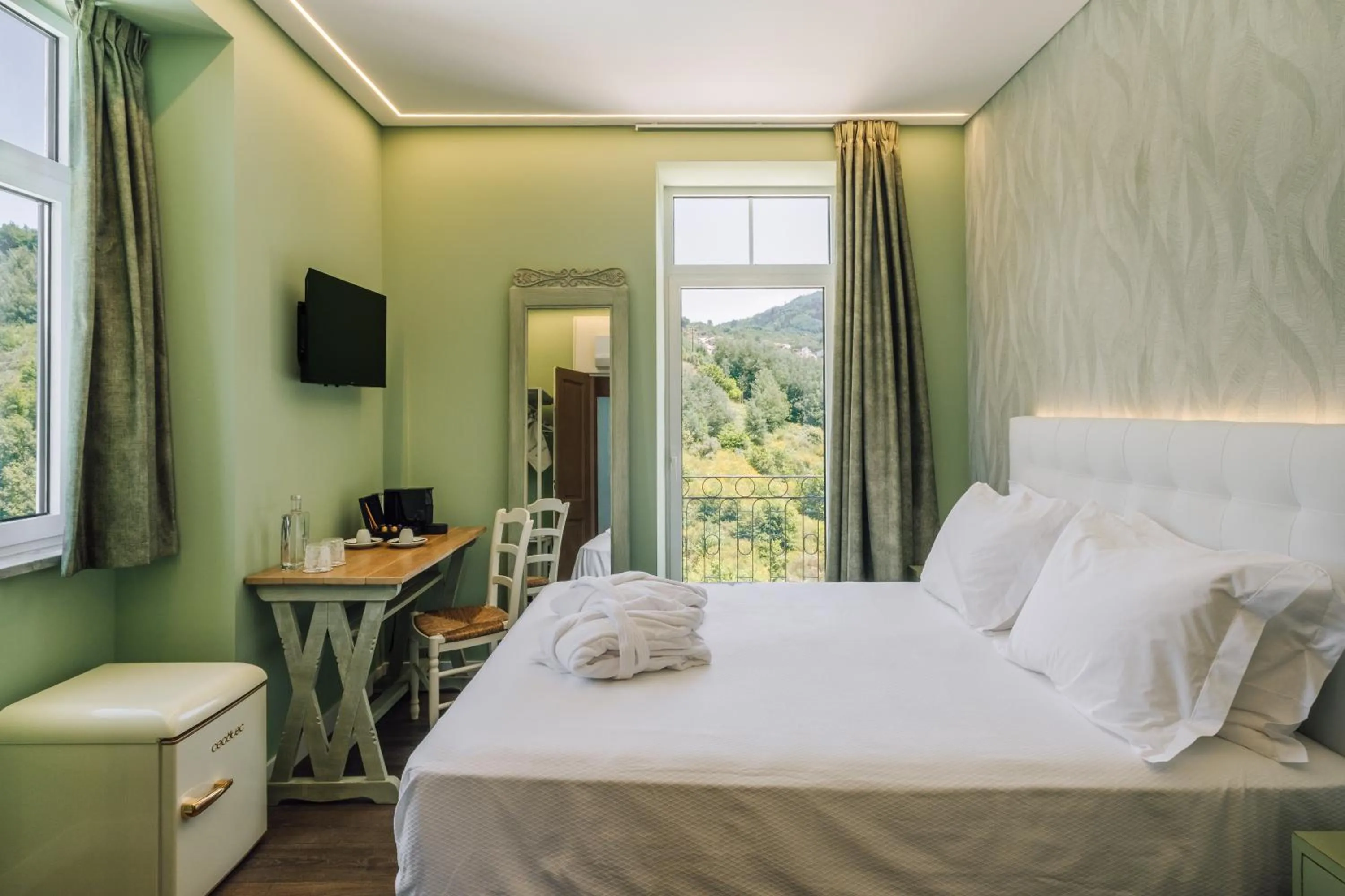 Bed in Palacete do Guerreiro Charme Hotel & SPA