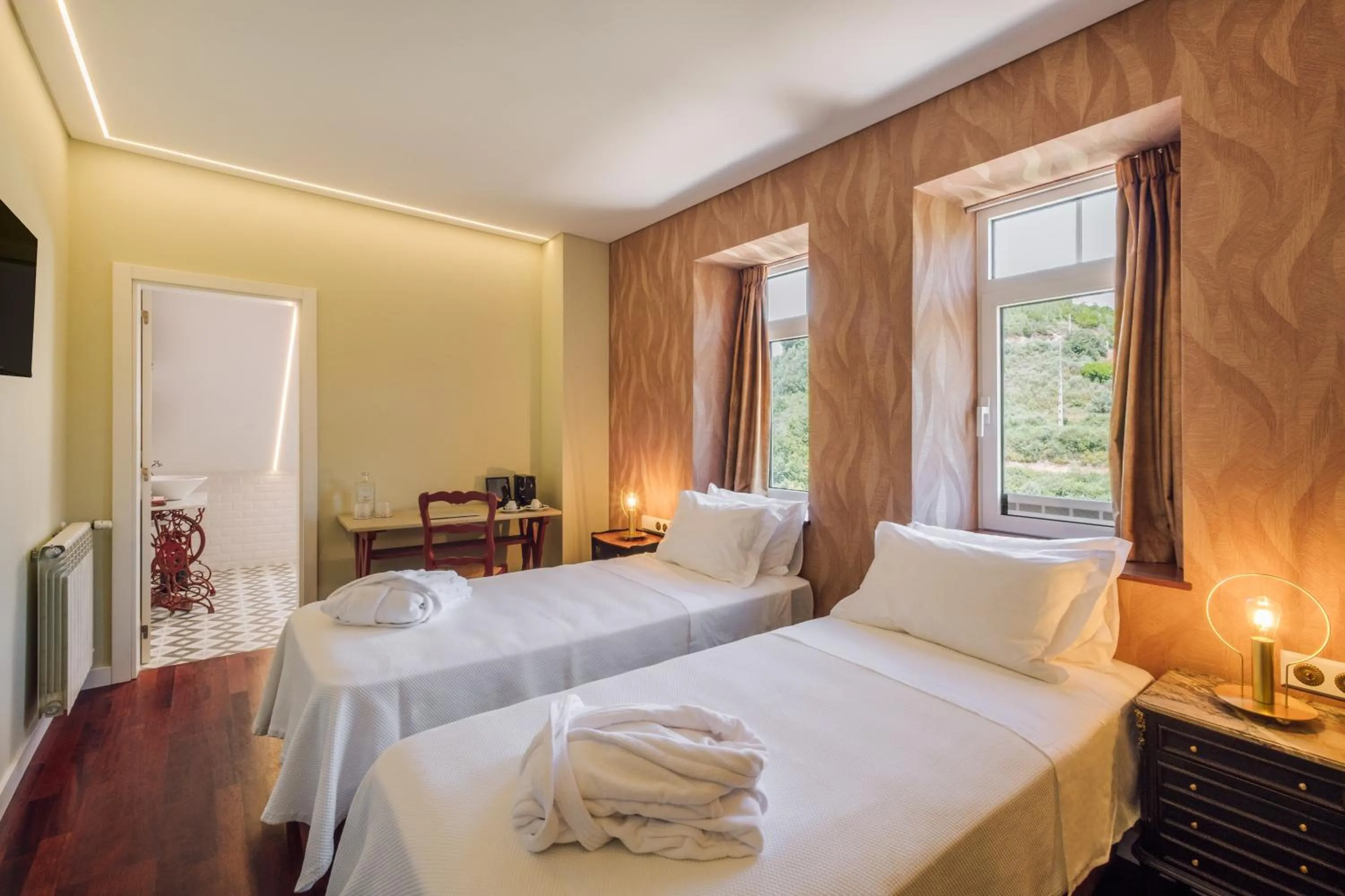 Bed in Palacete do Guerreiro Charme Hotel & SPA