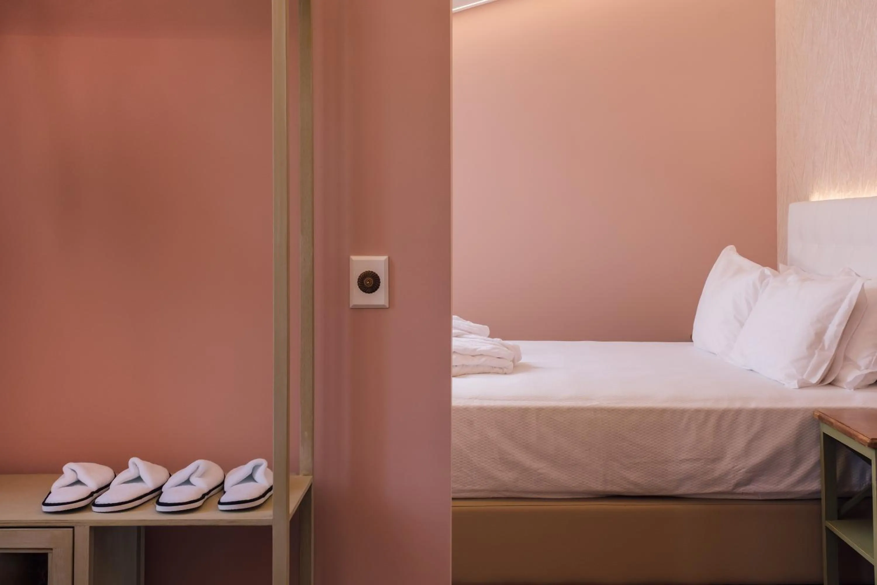 Bed in Palacete do Guerreiro Charme Hotel & SPA