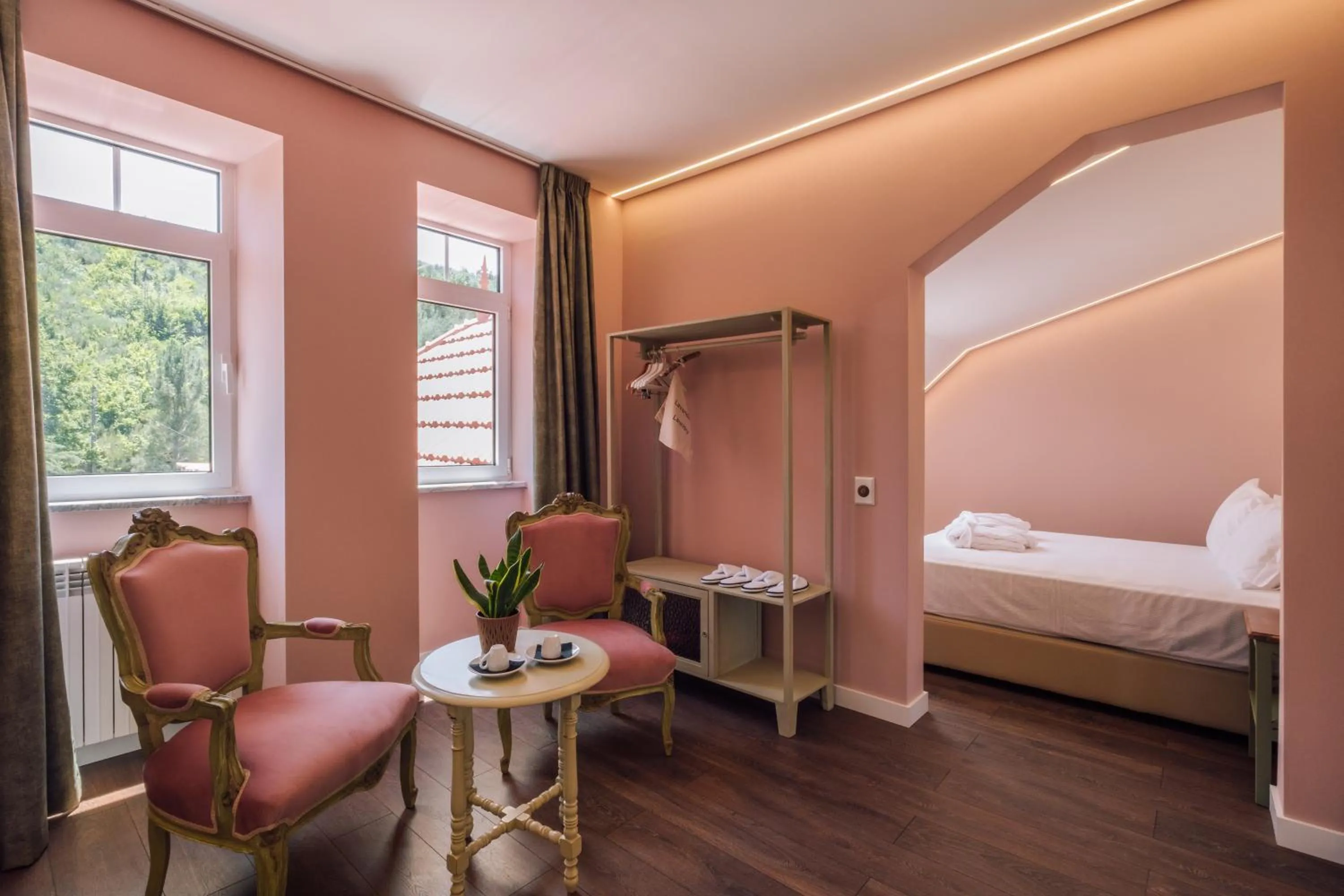 Bed in Palacete do Guerreiro Charme Hotel & SPA