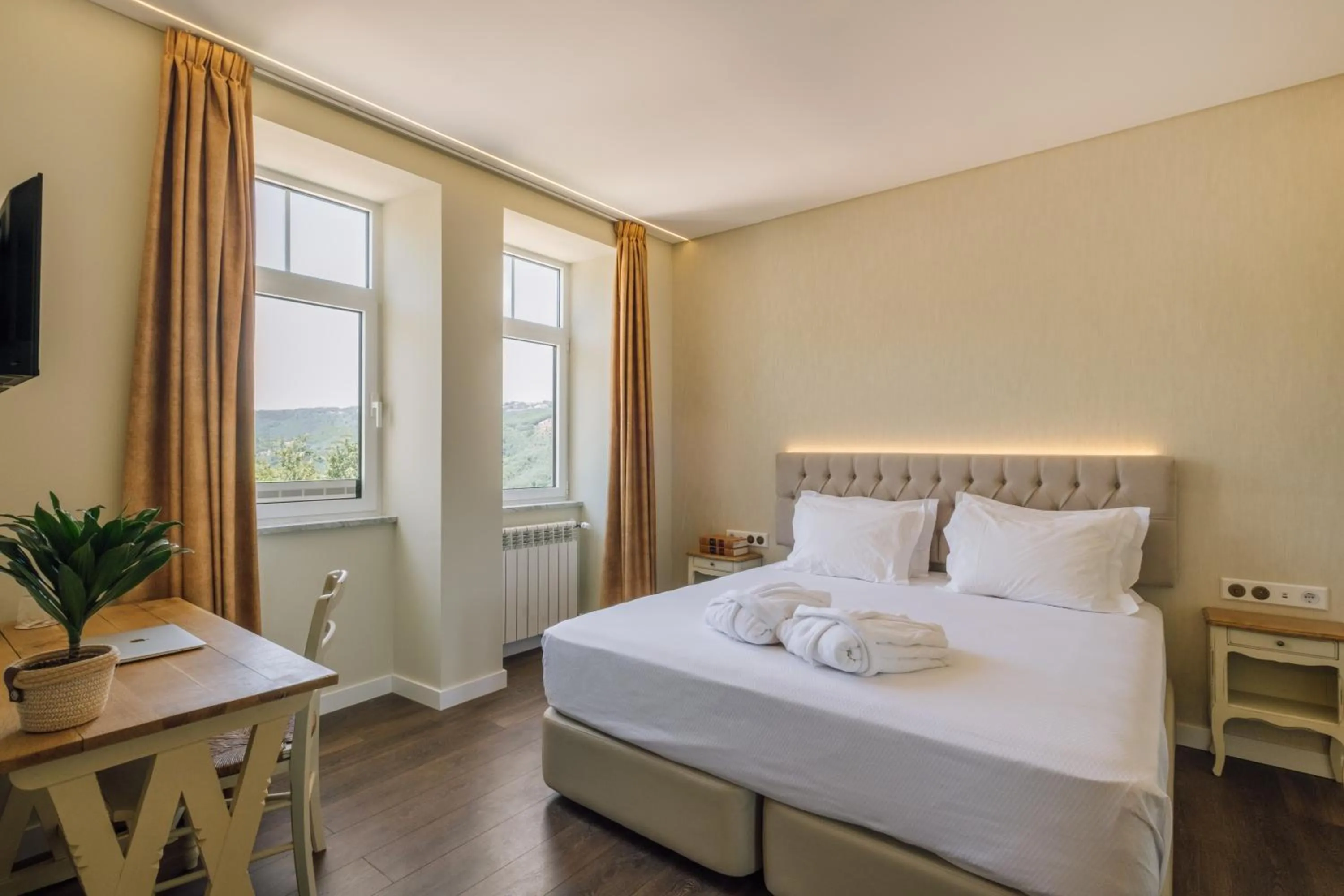 Bed in Palacete do Guerreiro Charme Hotel & SPA