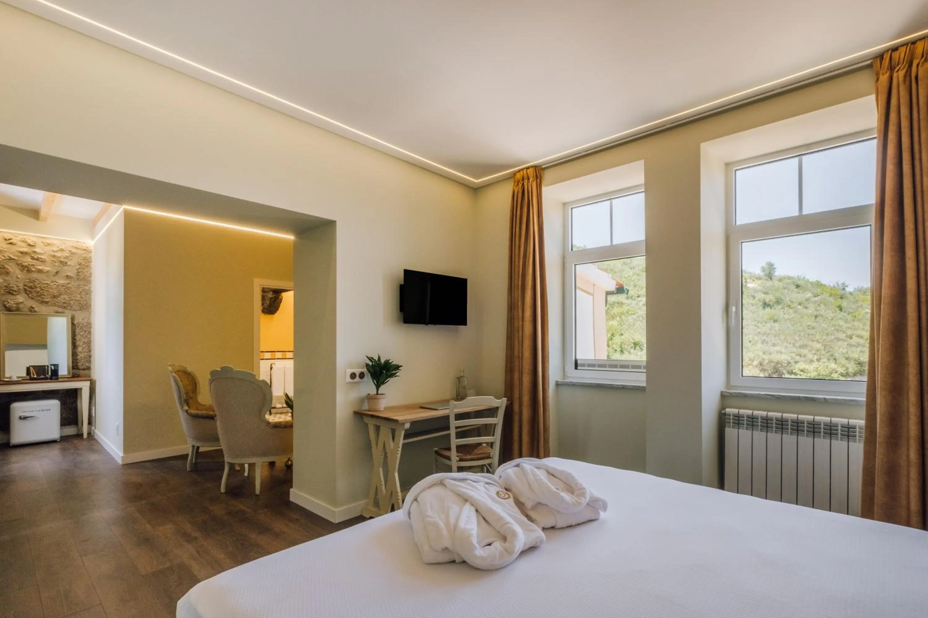 Bed in Palacete do Guerreiro Charme Hotel & SPA