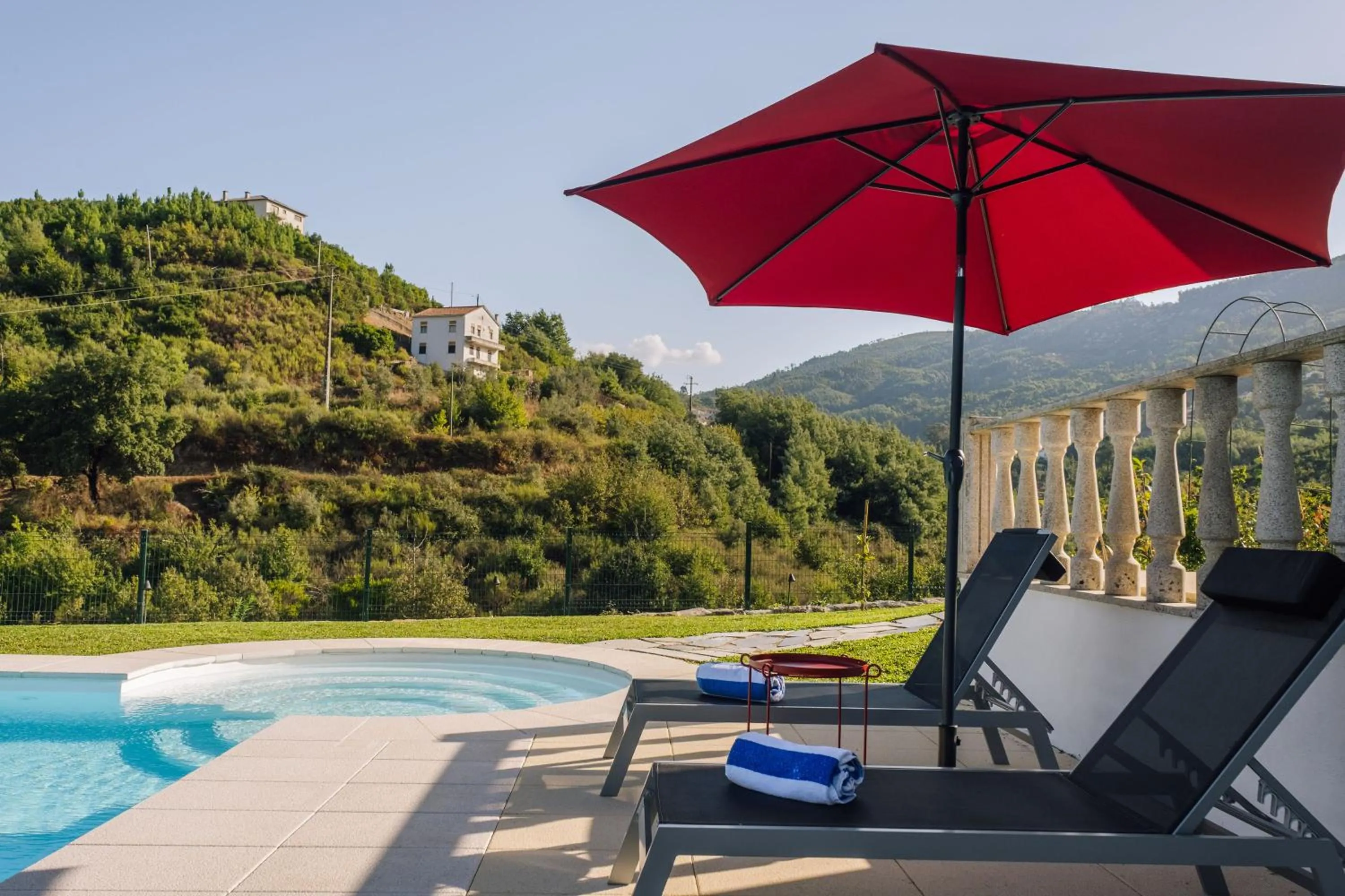 Pool view in Palacete do Guerreiro Charme Hotel & SPA