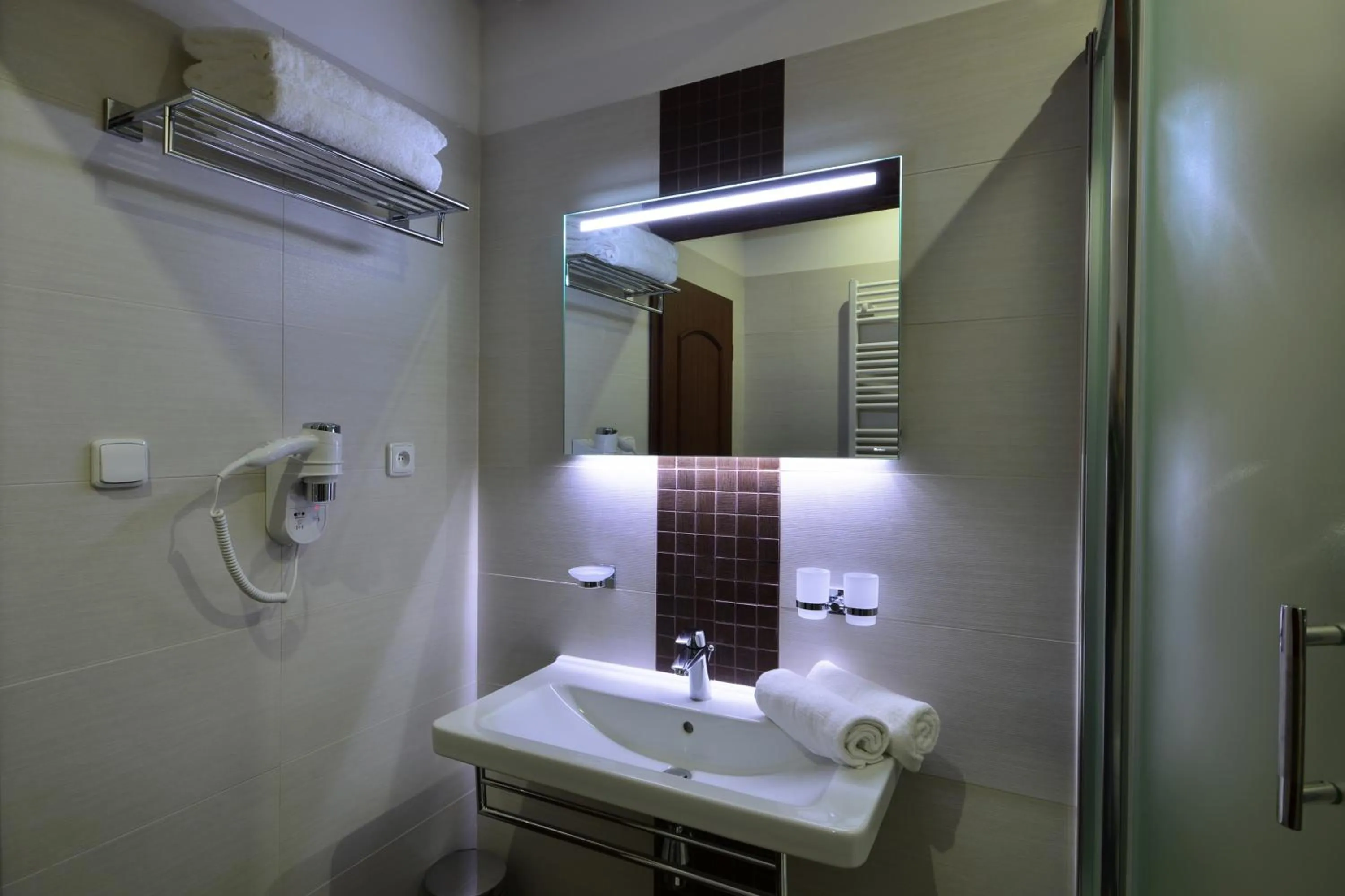 Bathroom in Hotel Malý Pivovar