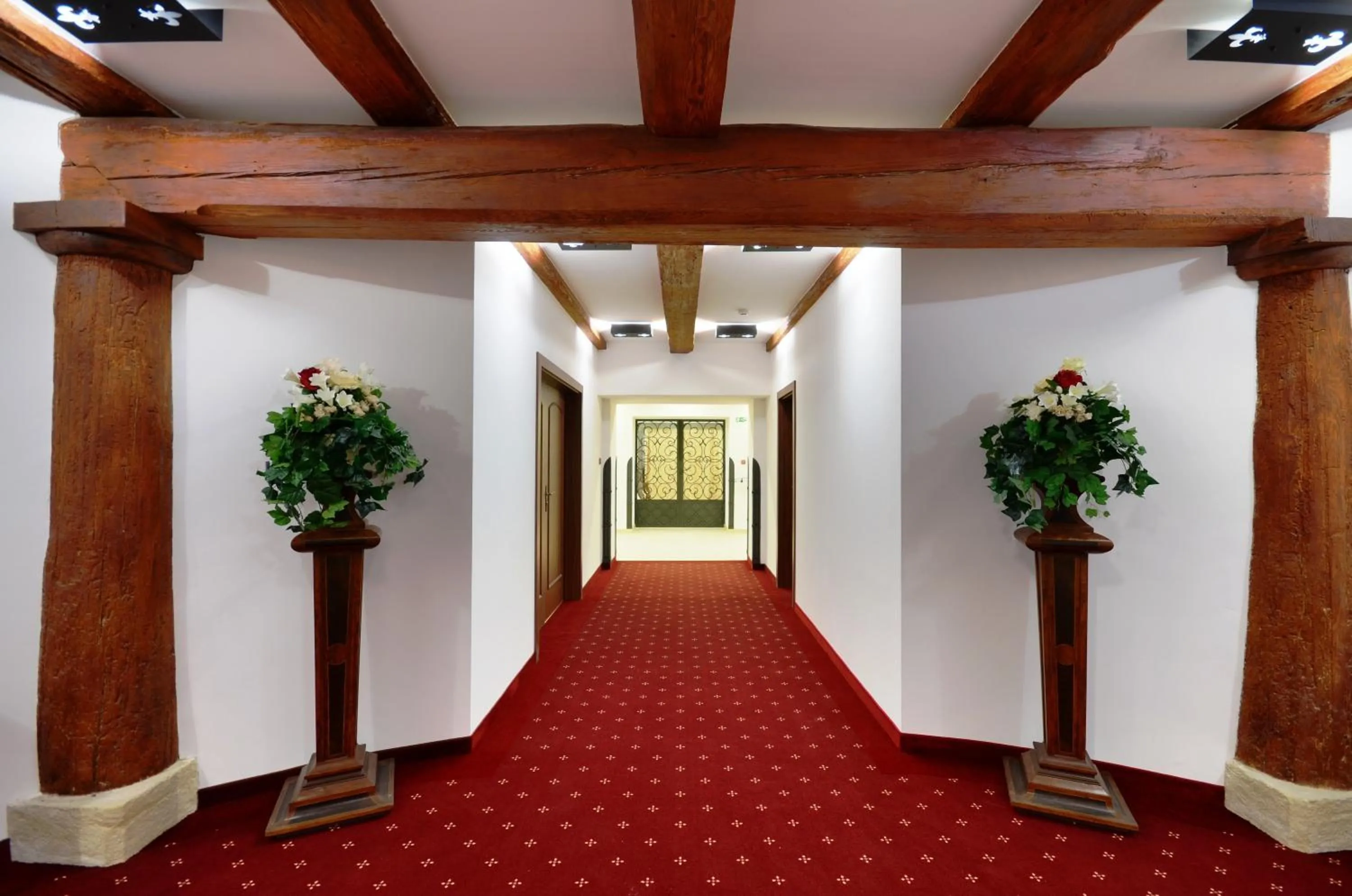 Decorative detail in Hotel Malý Pivovar