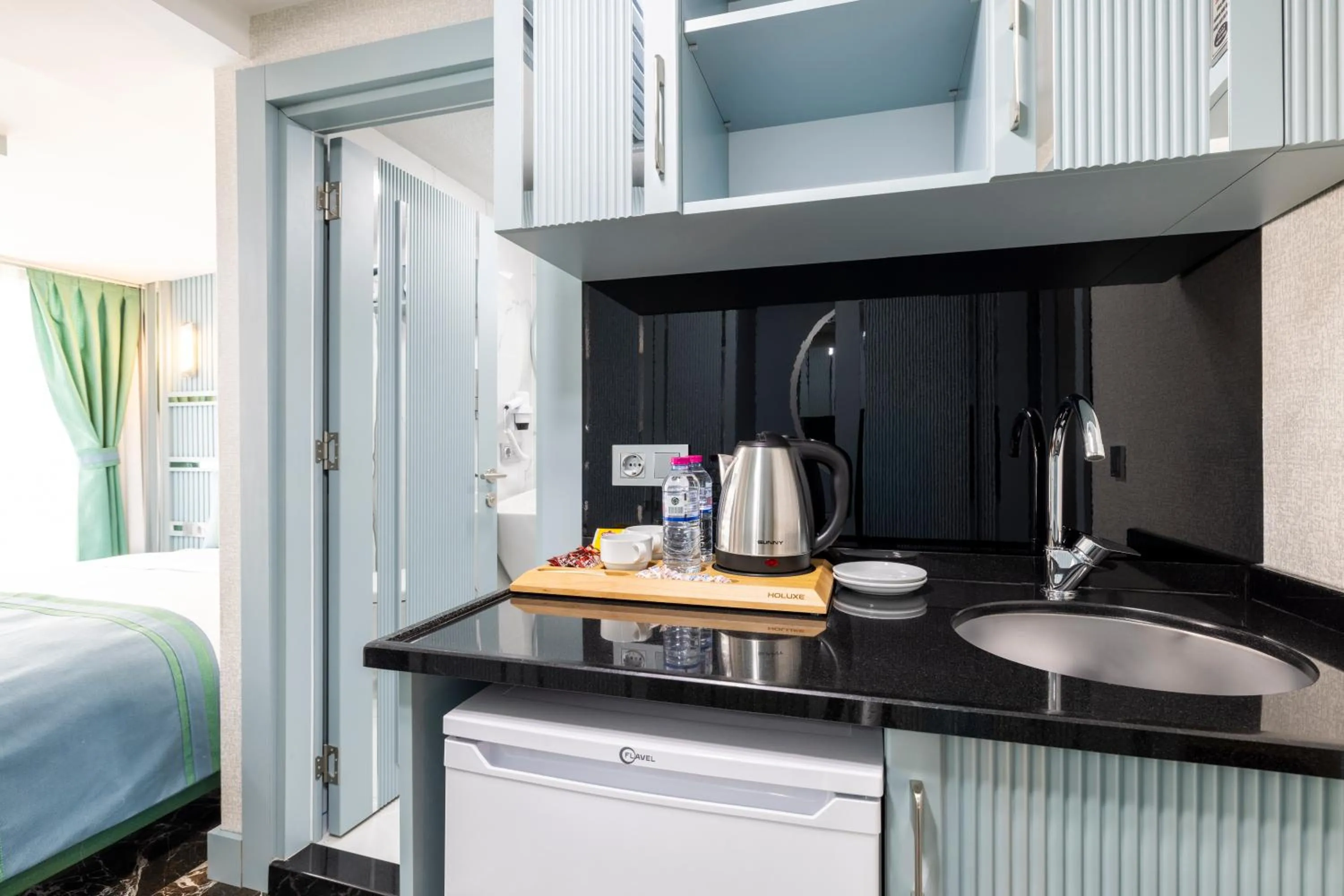 Bed in Santa Rio Gold Taxim Hotel