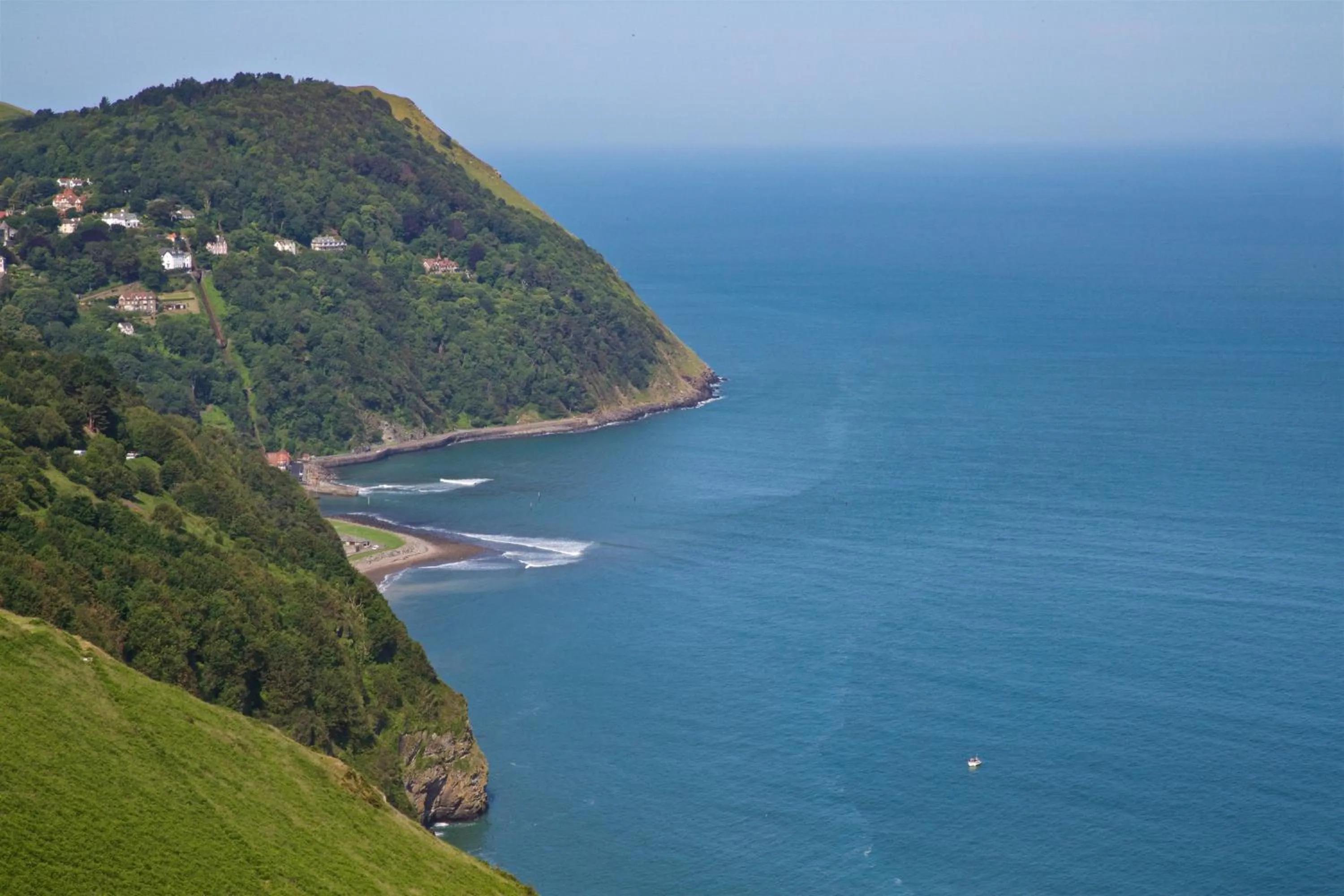 Natural landscape in The Valley of Rocks Hotel