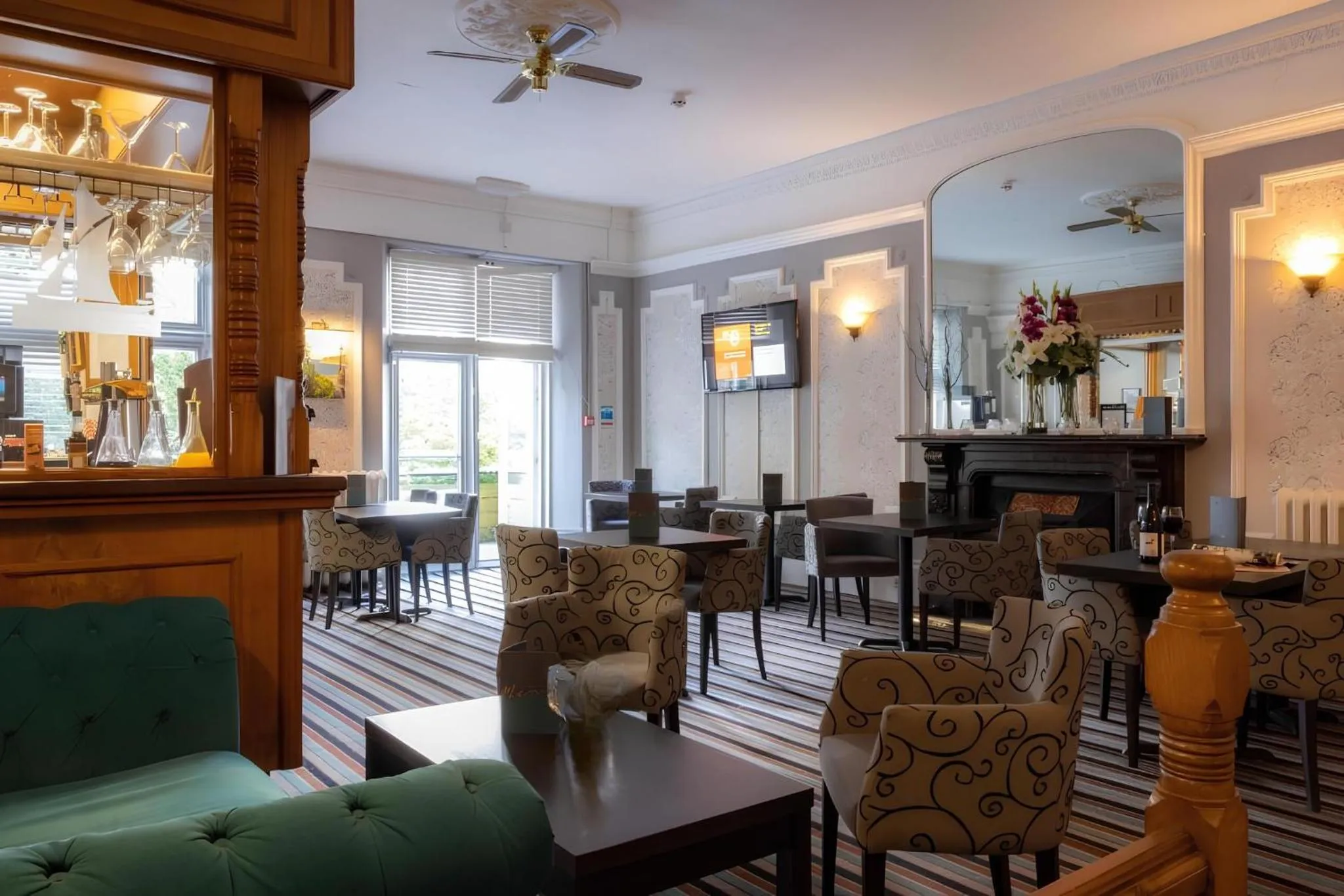 Seating area in The Valley of Rocks Hotel