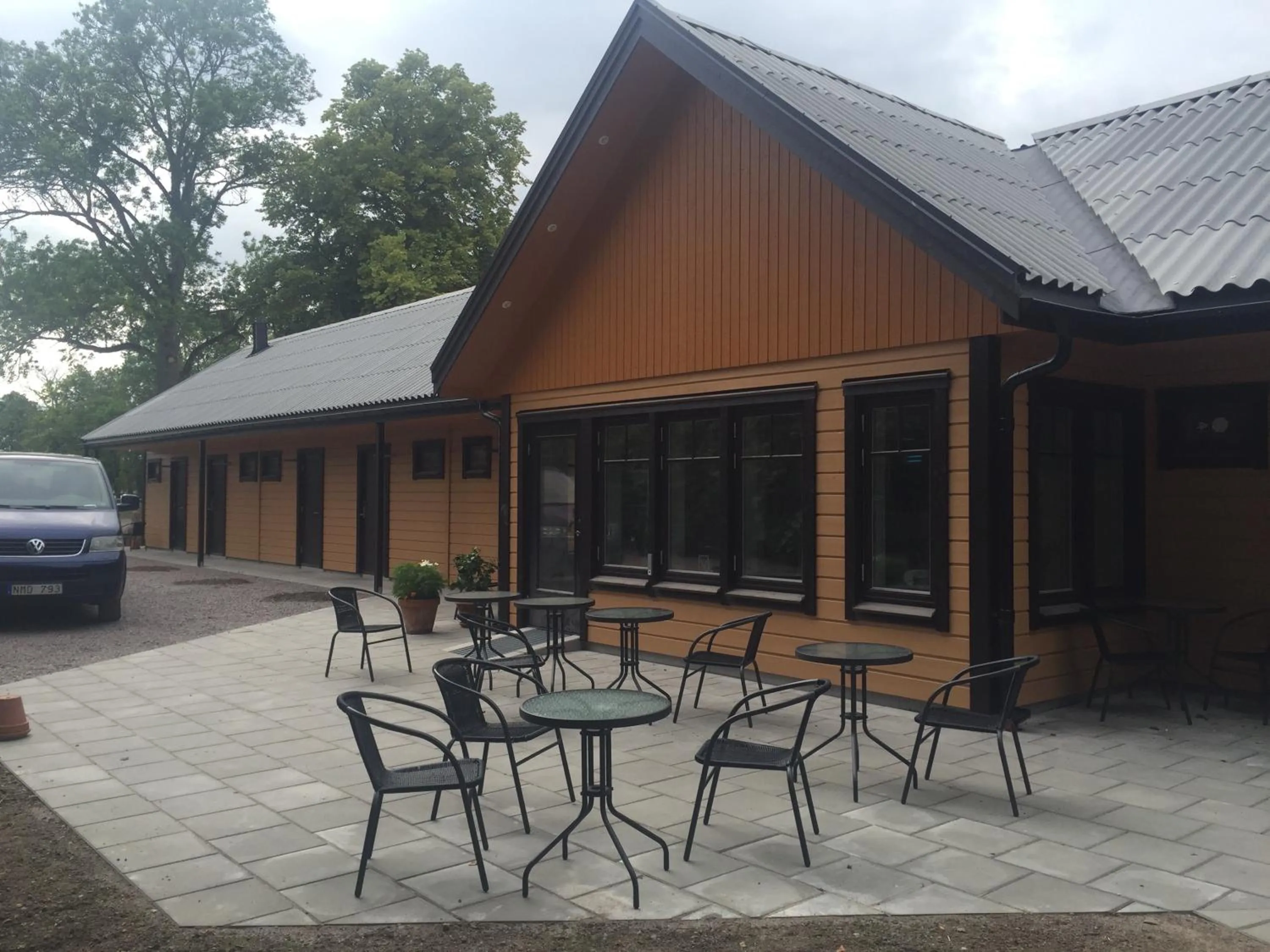 Patio in Stenholmens Gårdshotell