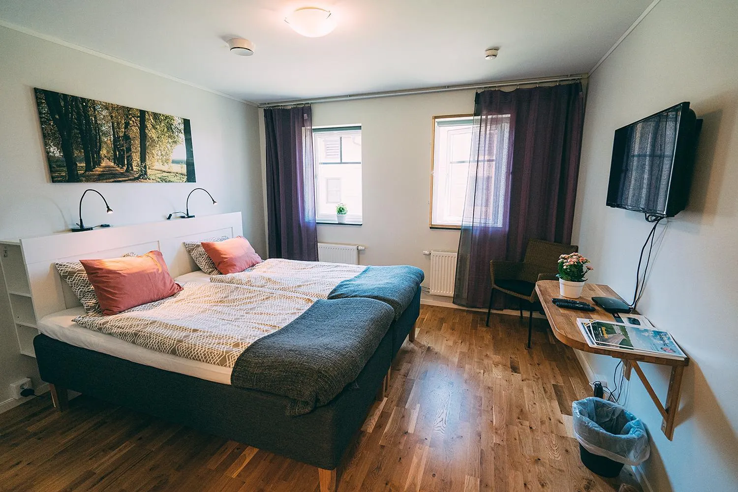 Bedroom, Bed in Stenholmens Gårdshotell