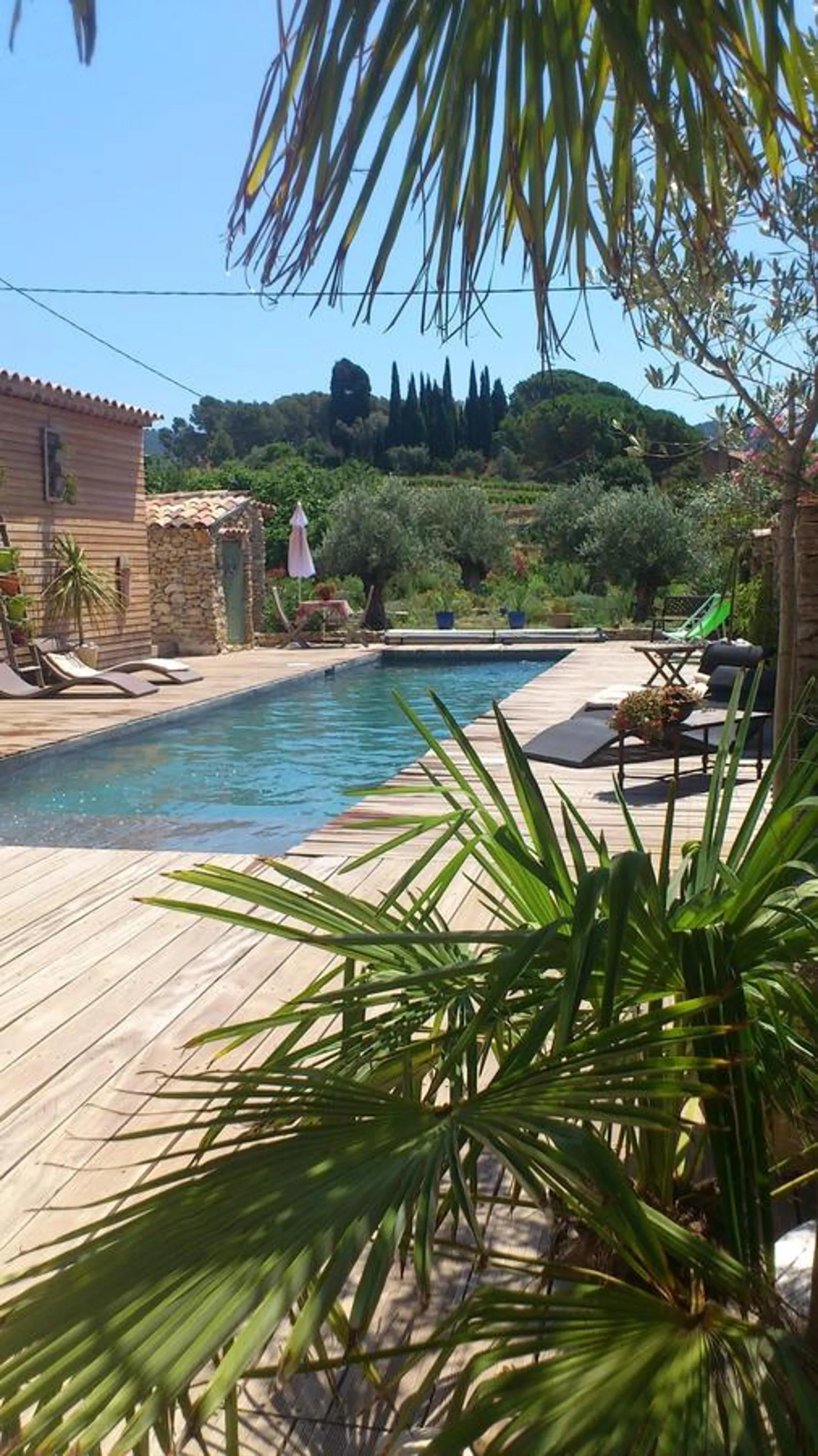 Swimming pool in La Bastide des Sources