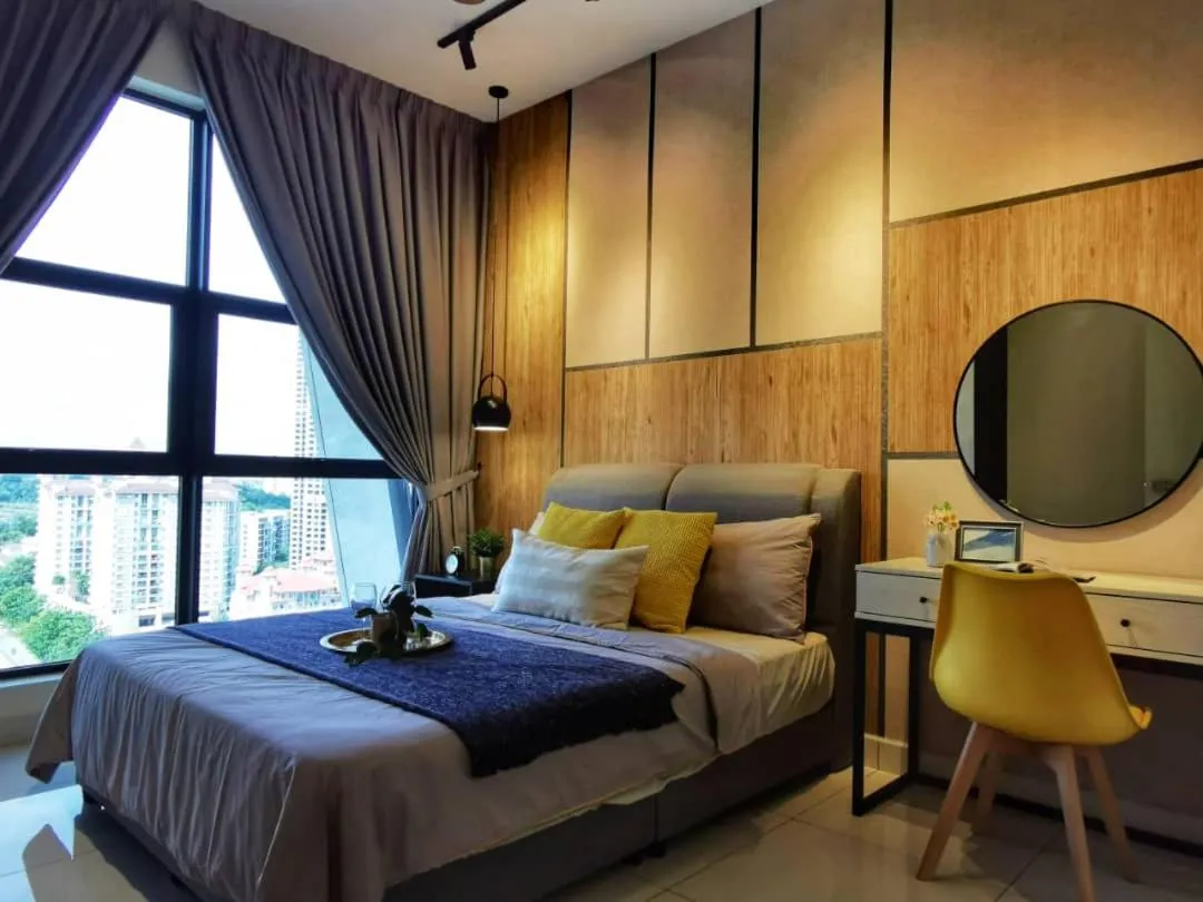 Bed in Arte Mont Kiara Studio,Kuala Lumpur