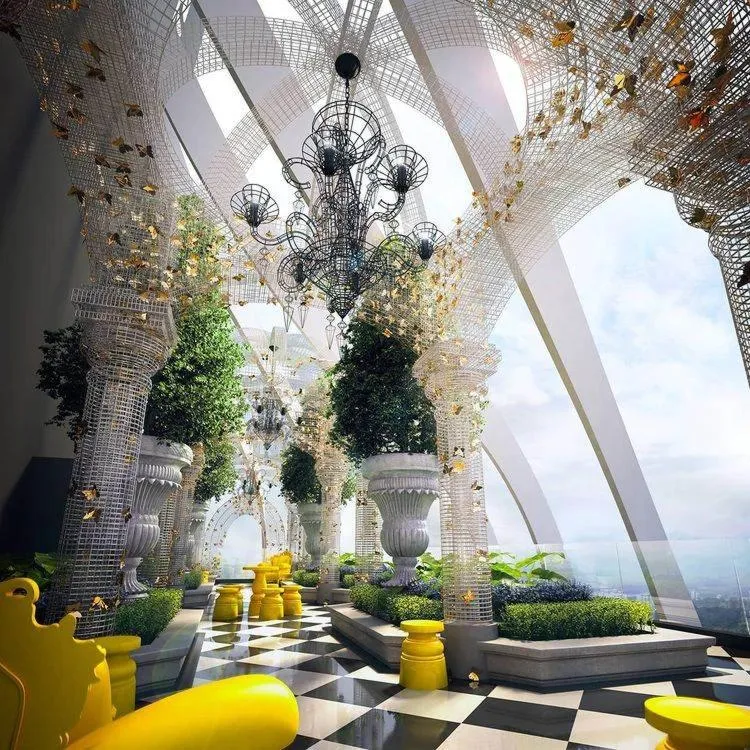 Garden view in Arte Mont Kiara Studio,Kuala Lumpur