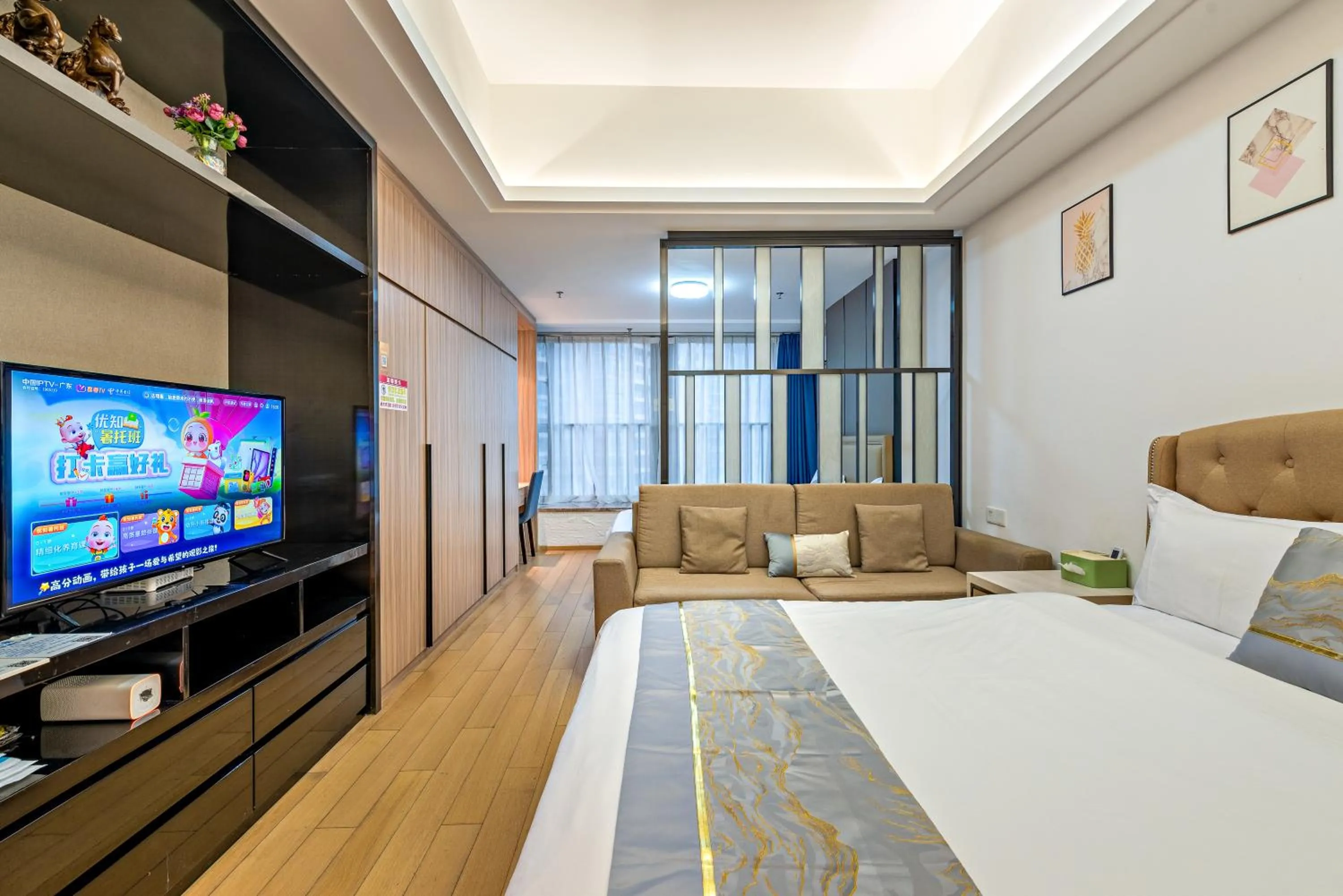 Superior Twin Room with Garden View - single occupancy in Hantao AI Select International Apartment