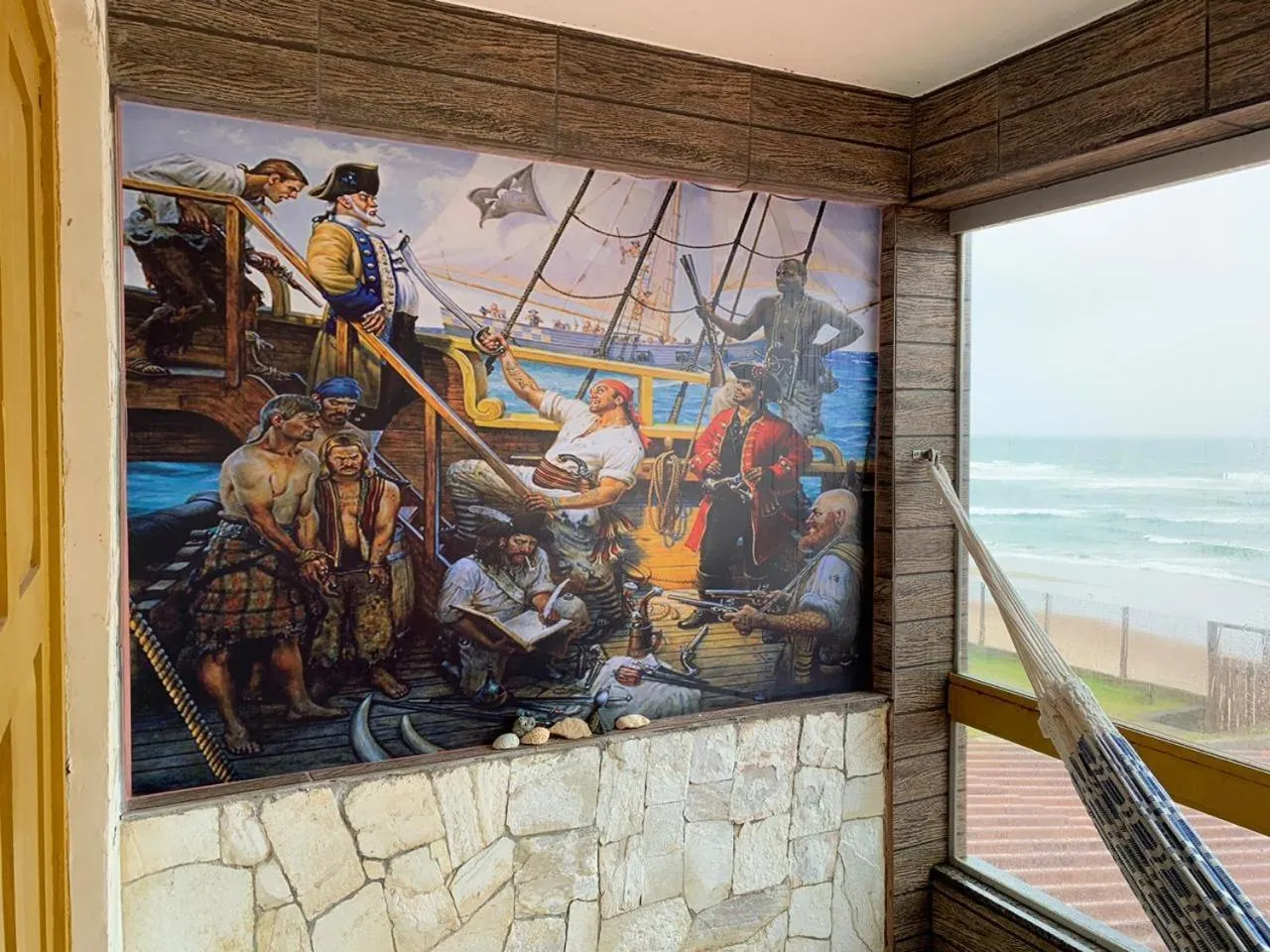 Balcony/Terrace in Pousada Galeão Pirata