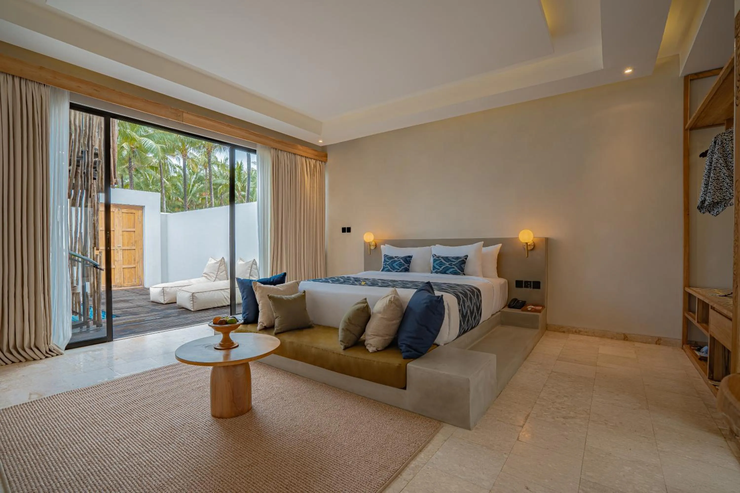 Bed in The Sebali Penida Beach Resort