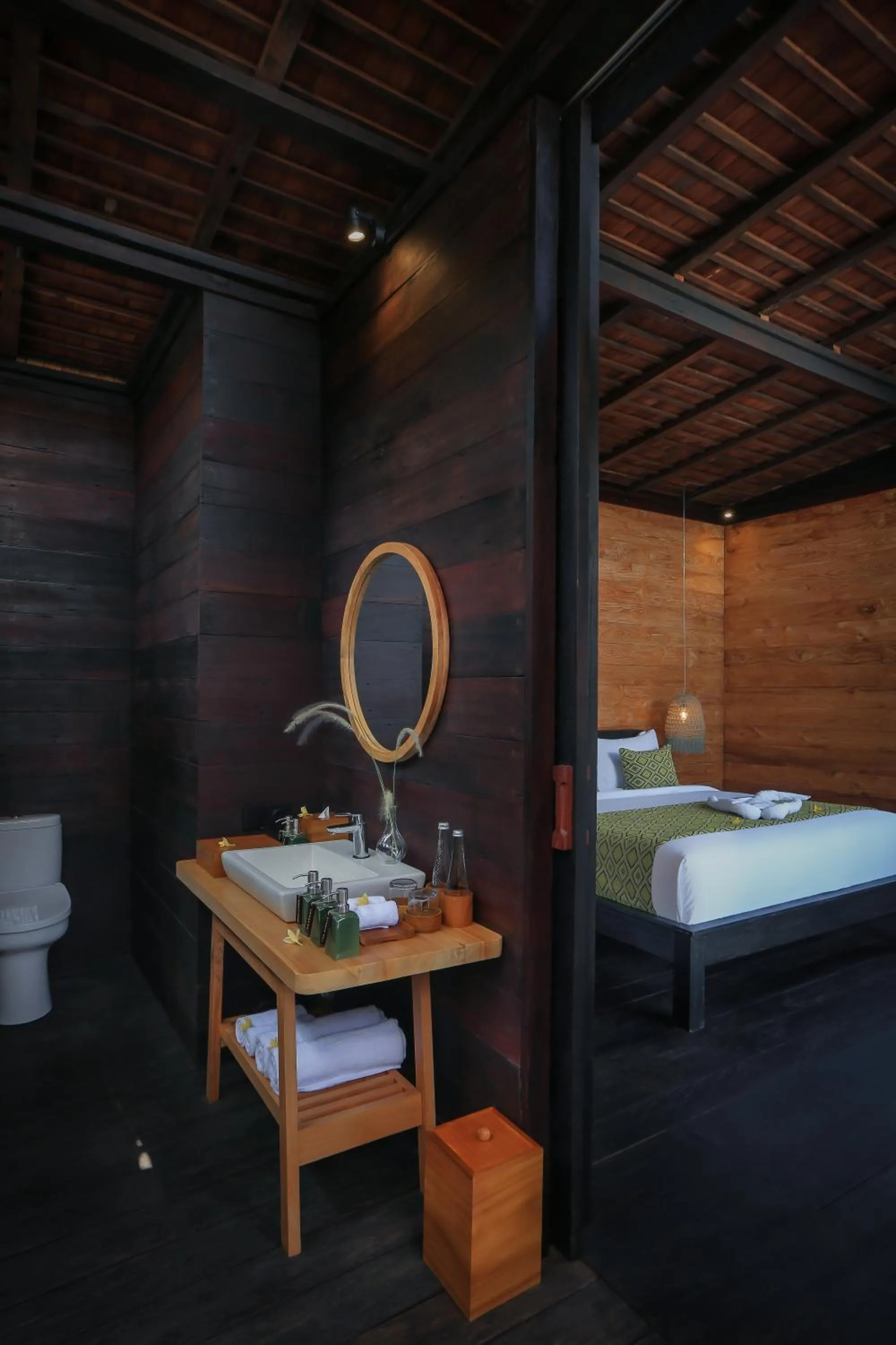 Bathroom, Bed in The Sebali Penida Beach Resort