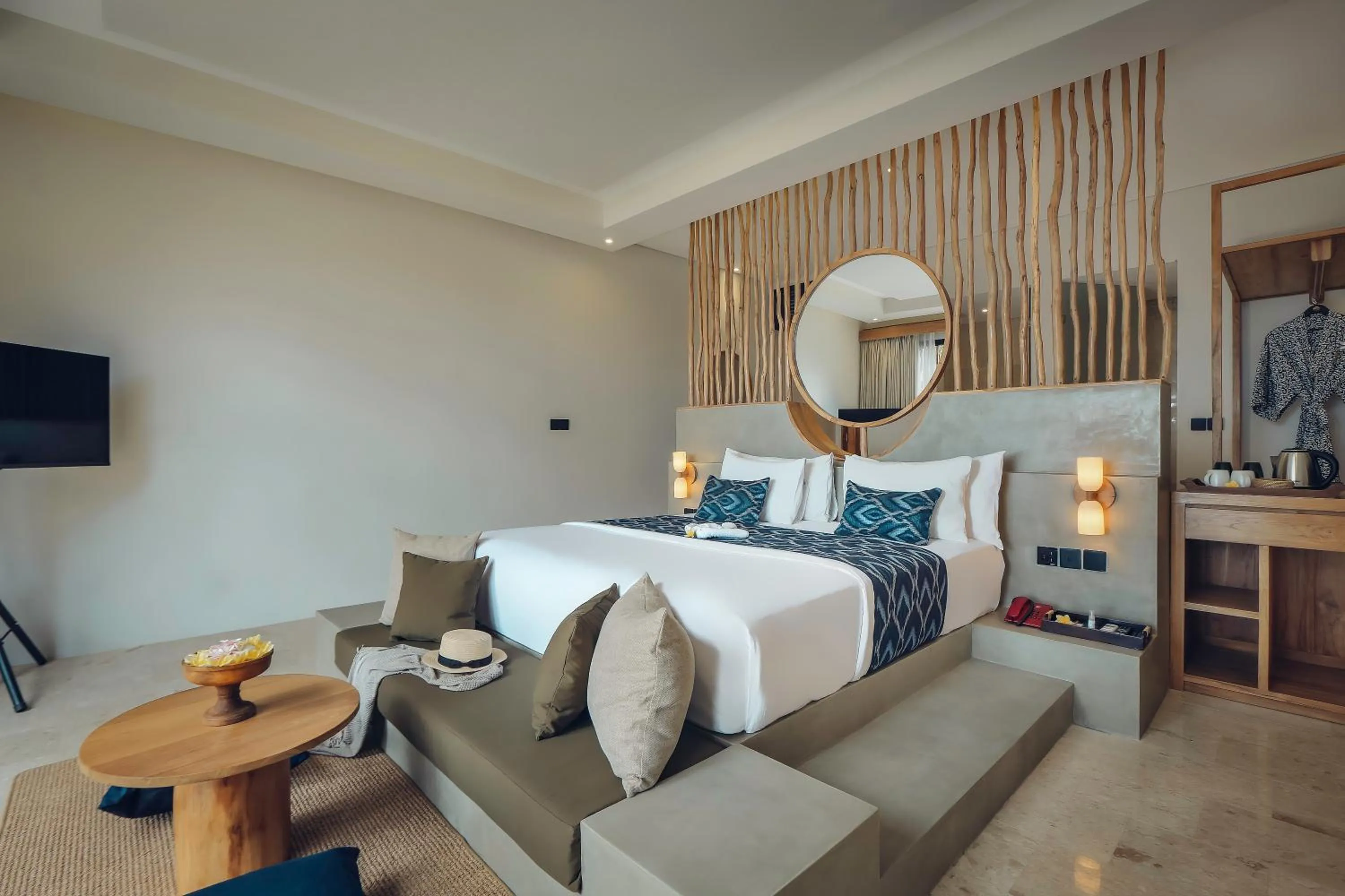 Bed in The Sebali Penida Beach Resort