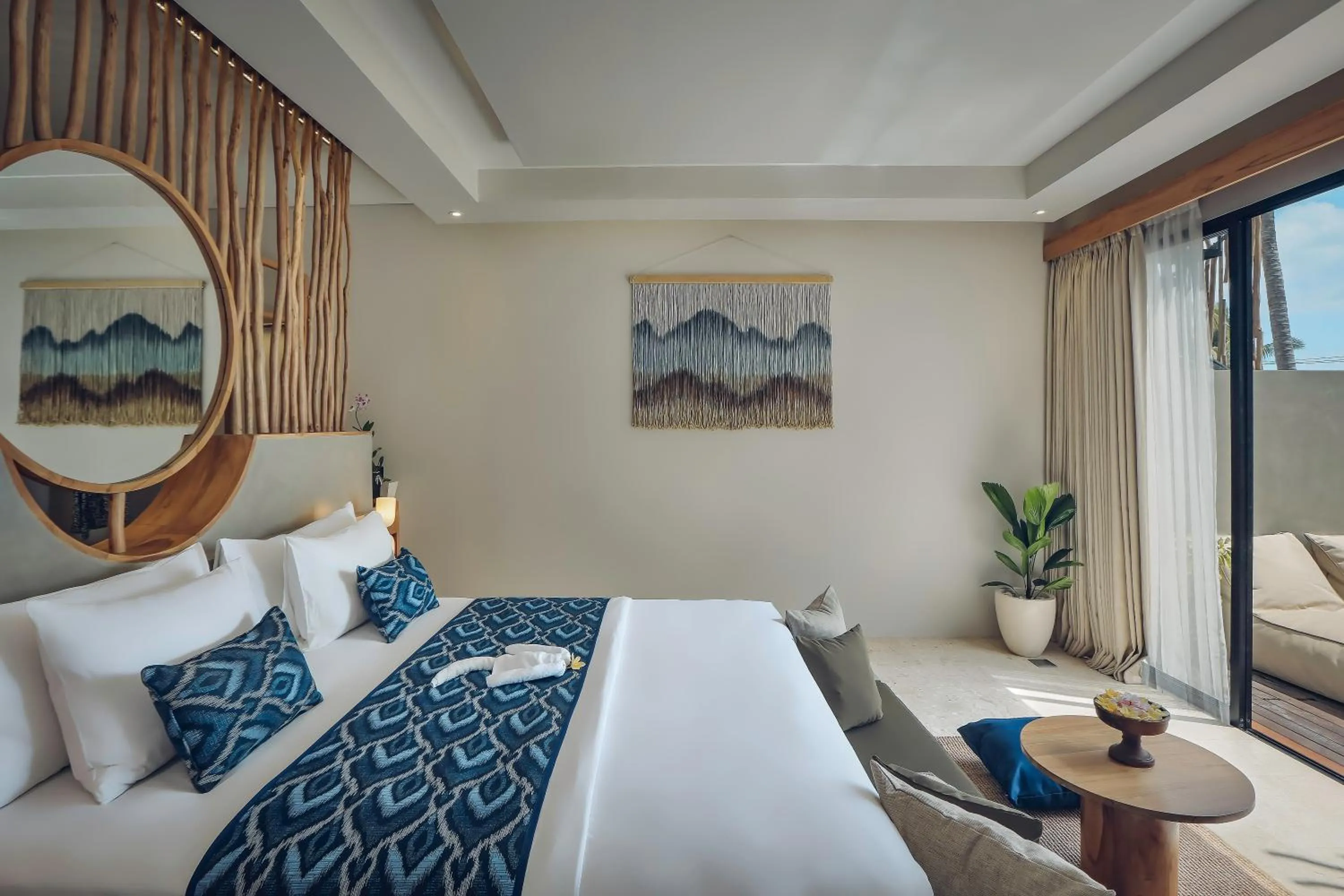 Bed in The Sebali Penida Beach Resort