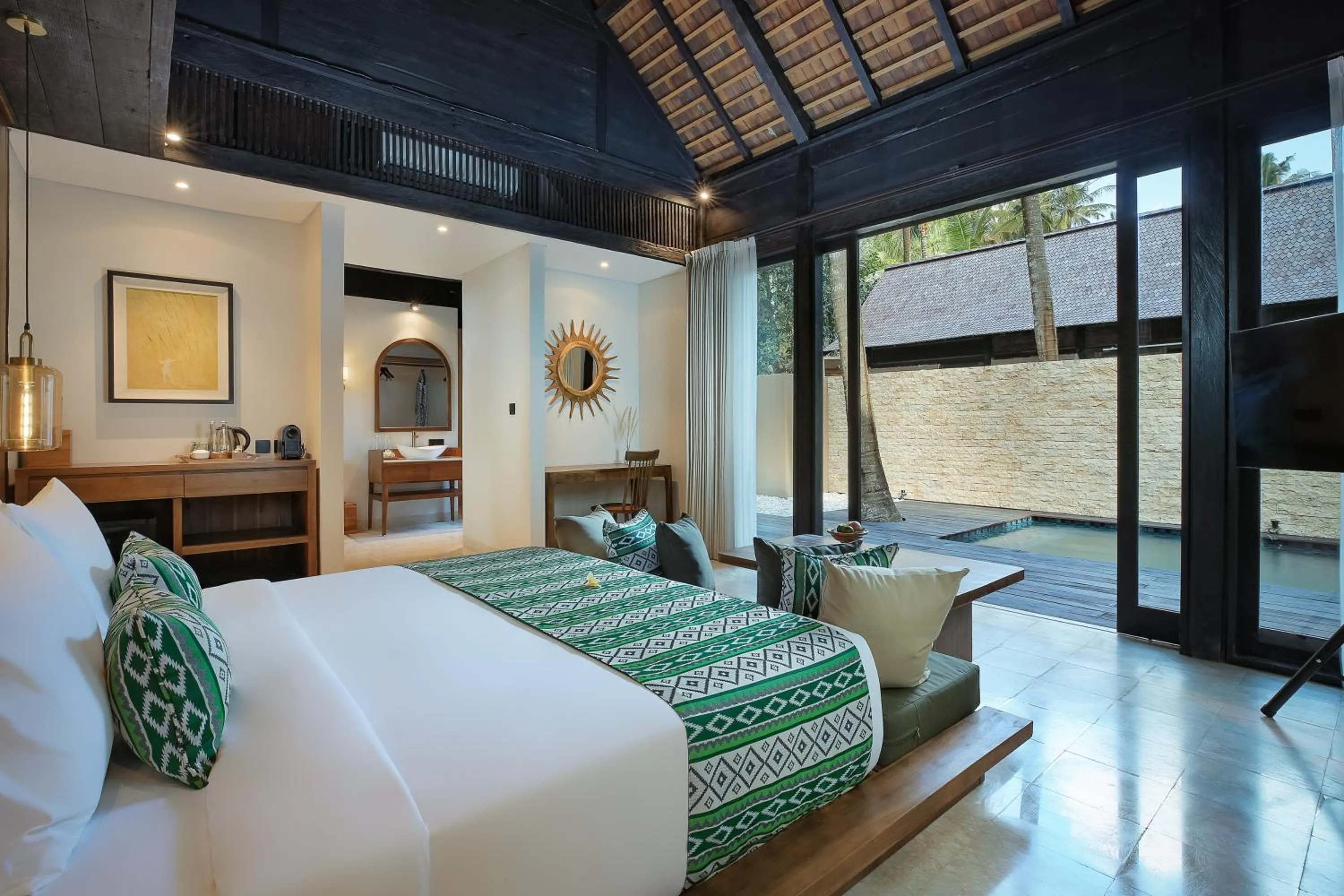 Bed in The Sebali Penida Beach Resort