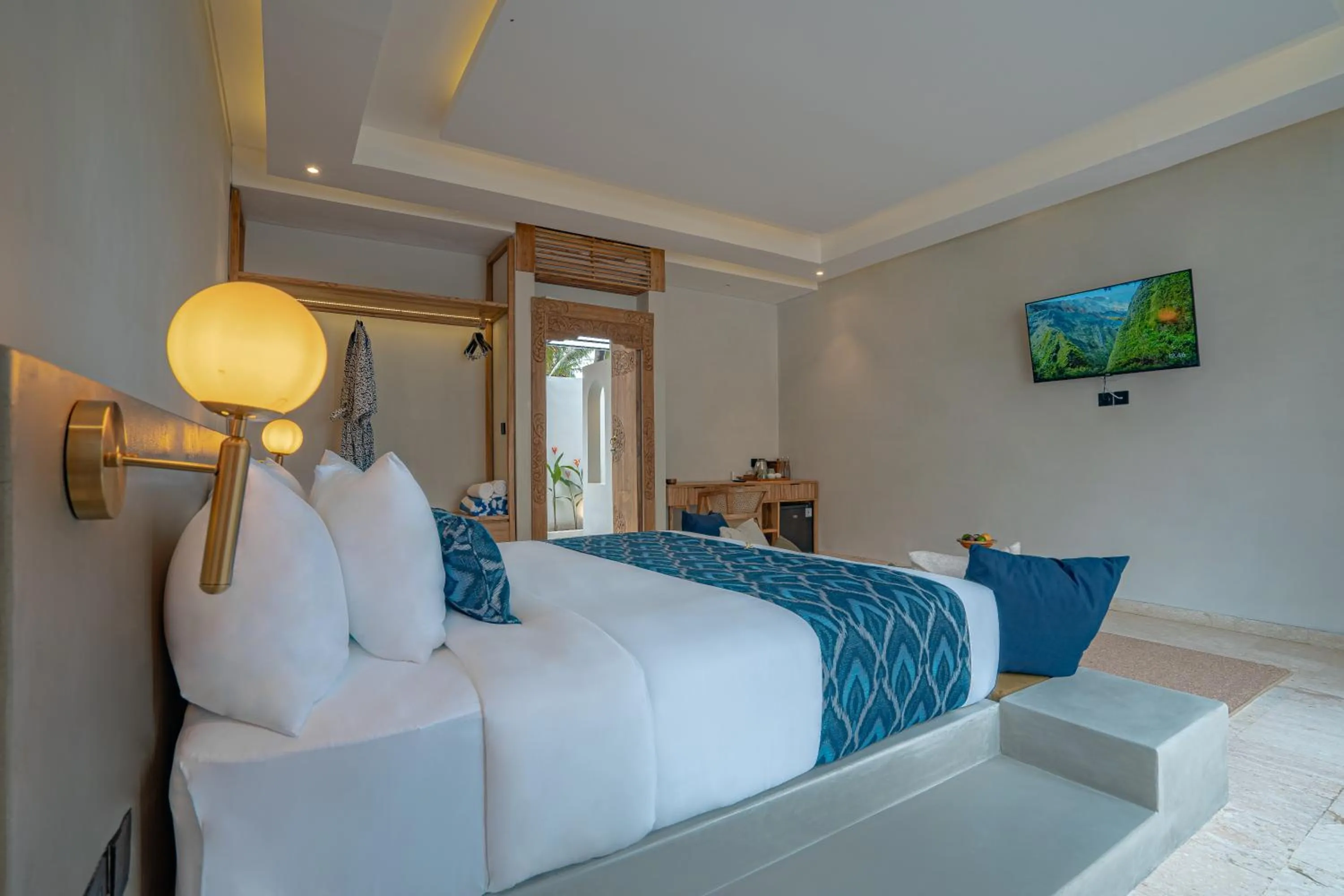 Bed in The Sebali Penida Beach Resort