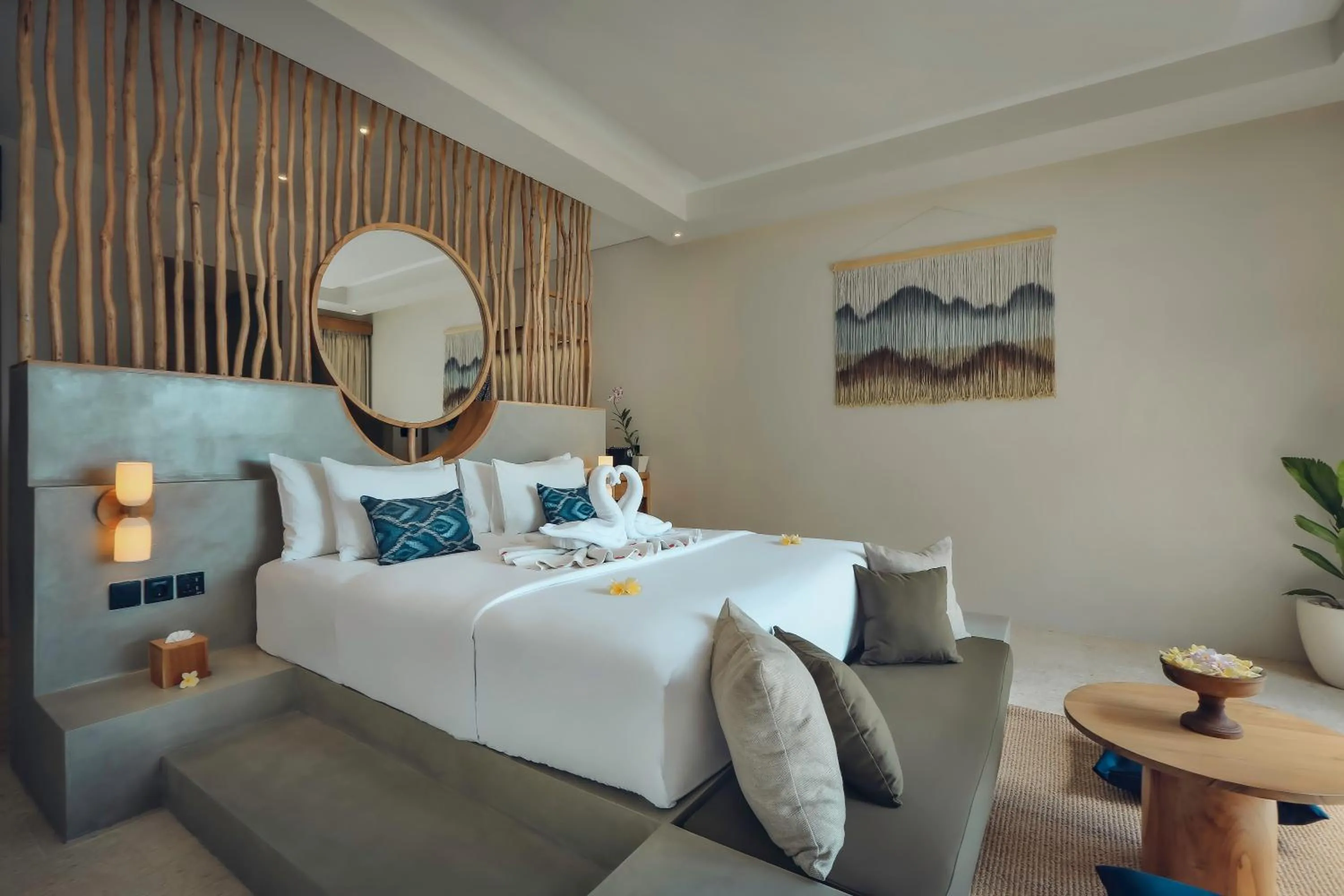 Bed in The Sebali Penida Beach Resort