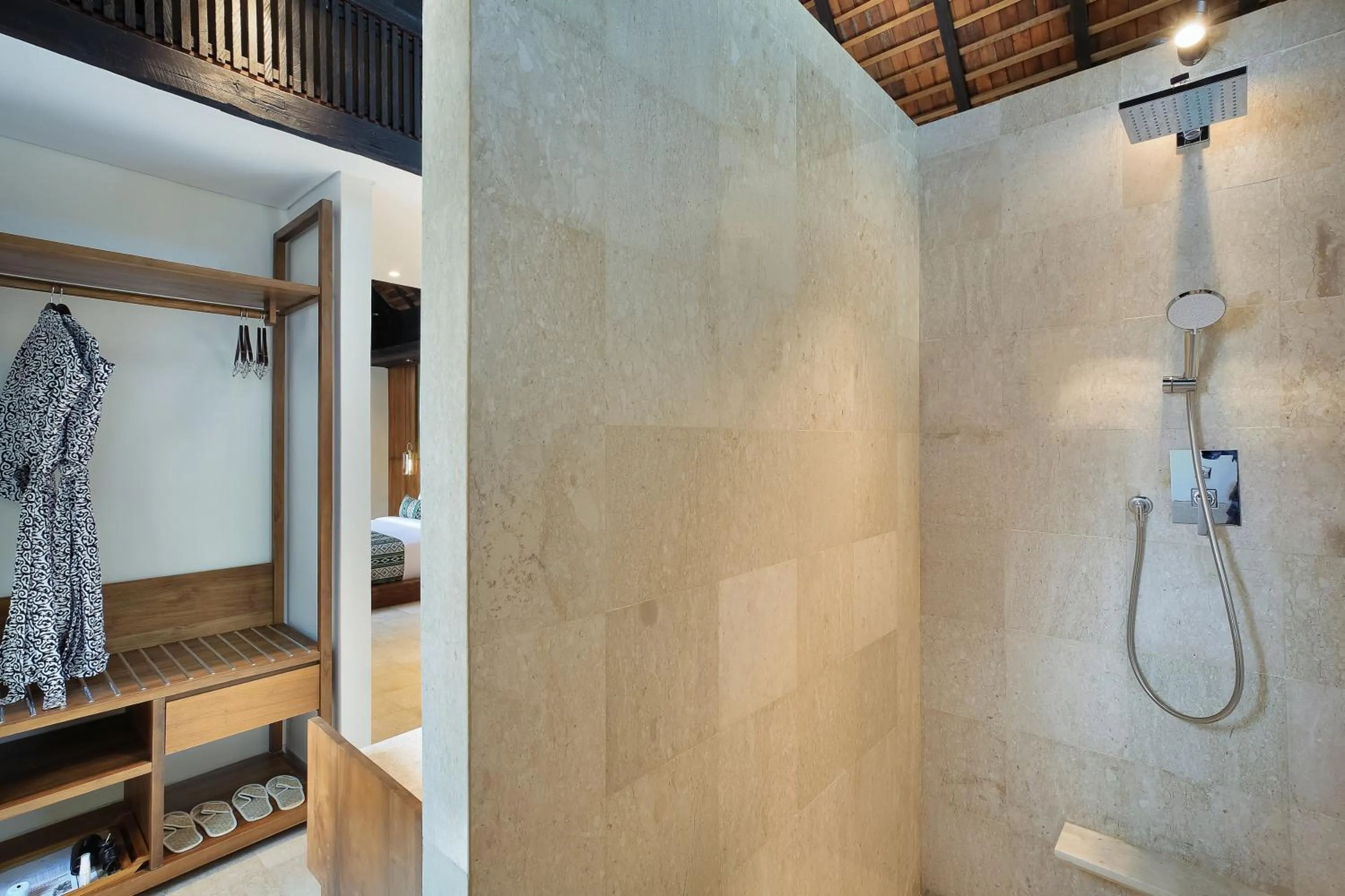 Shower in The Sebali Penida Beach Resort