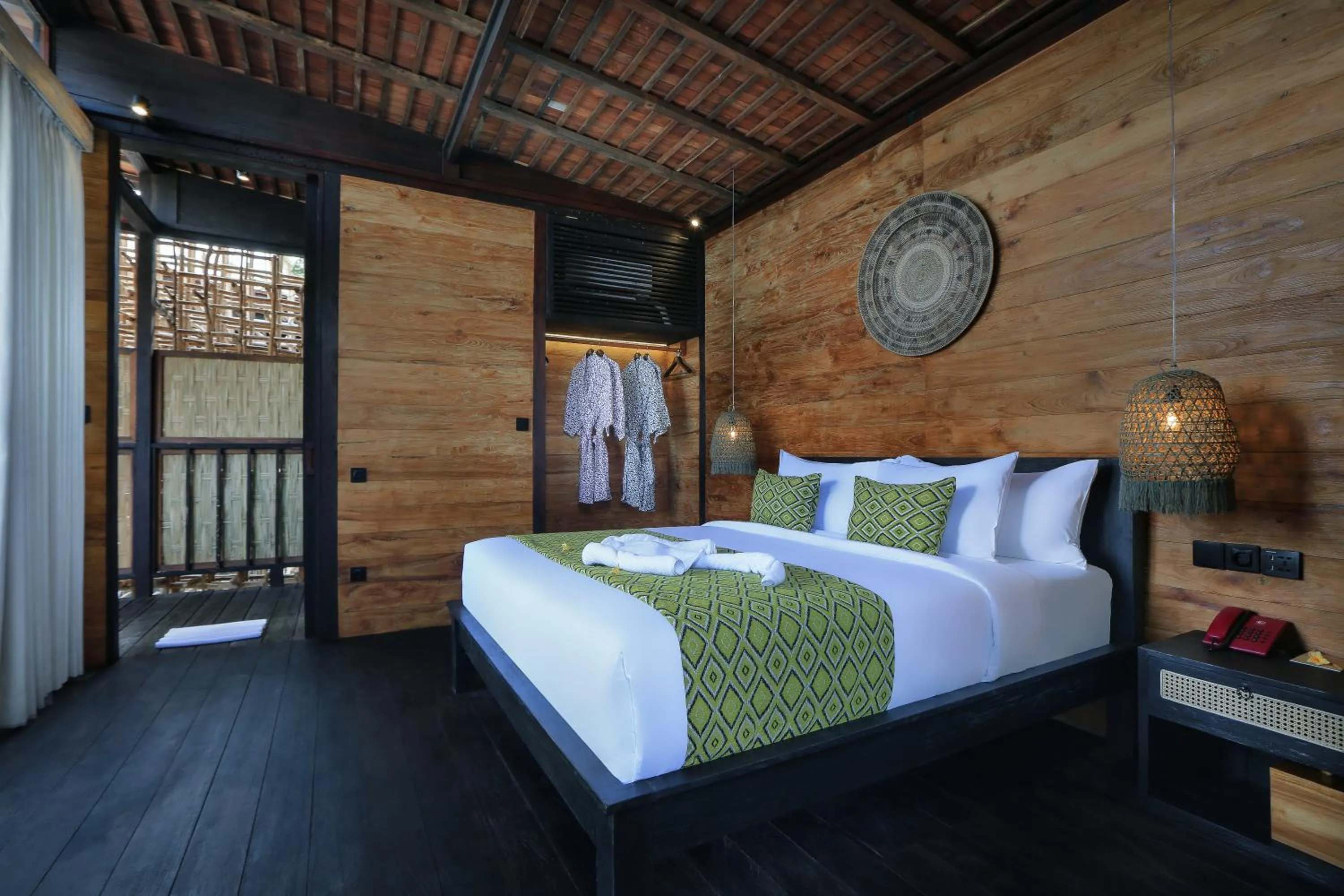 Bed in The Sebali Penida Beach Resort