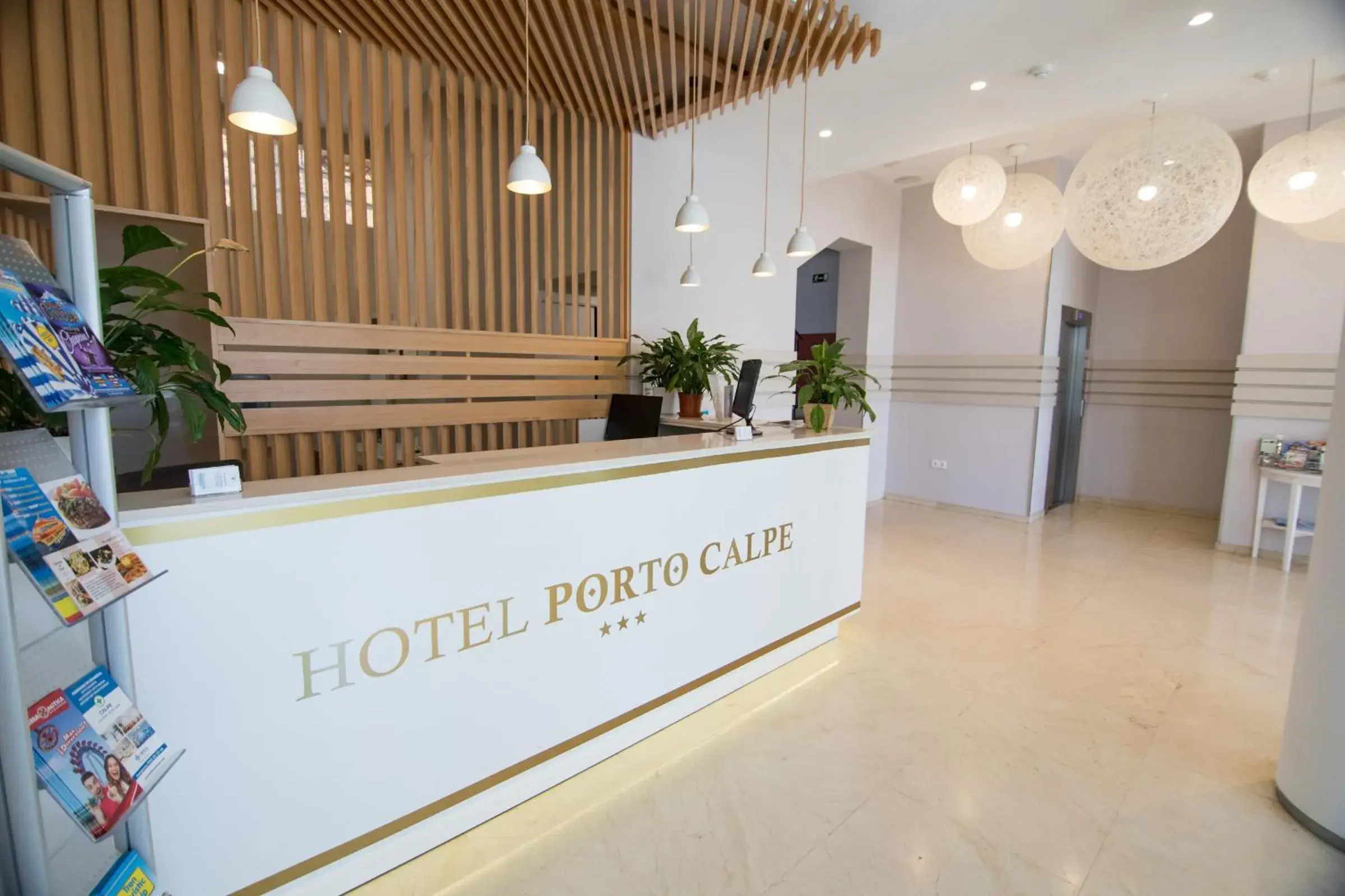 Lobby or reception in Hotel Porto Calpe Lobby or reception in Hotel Porto Calpe