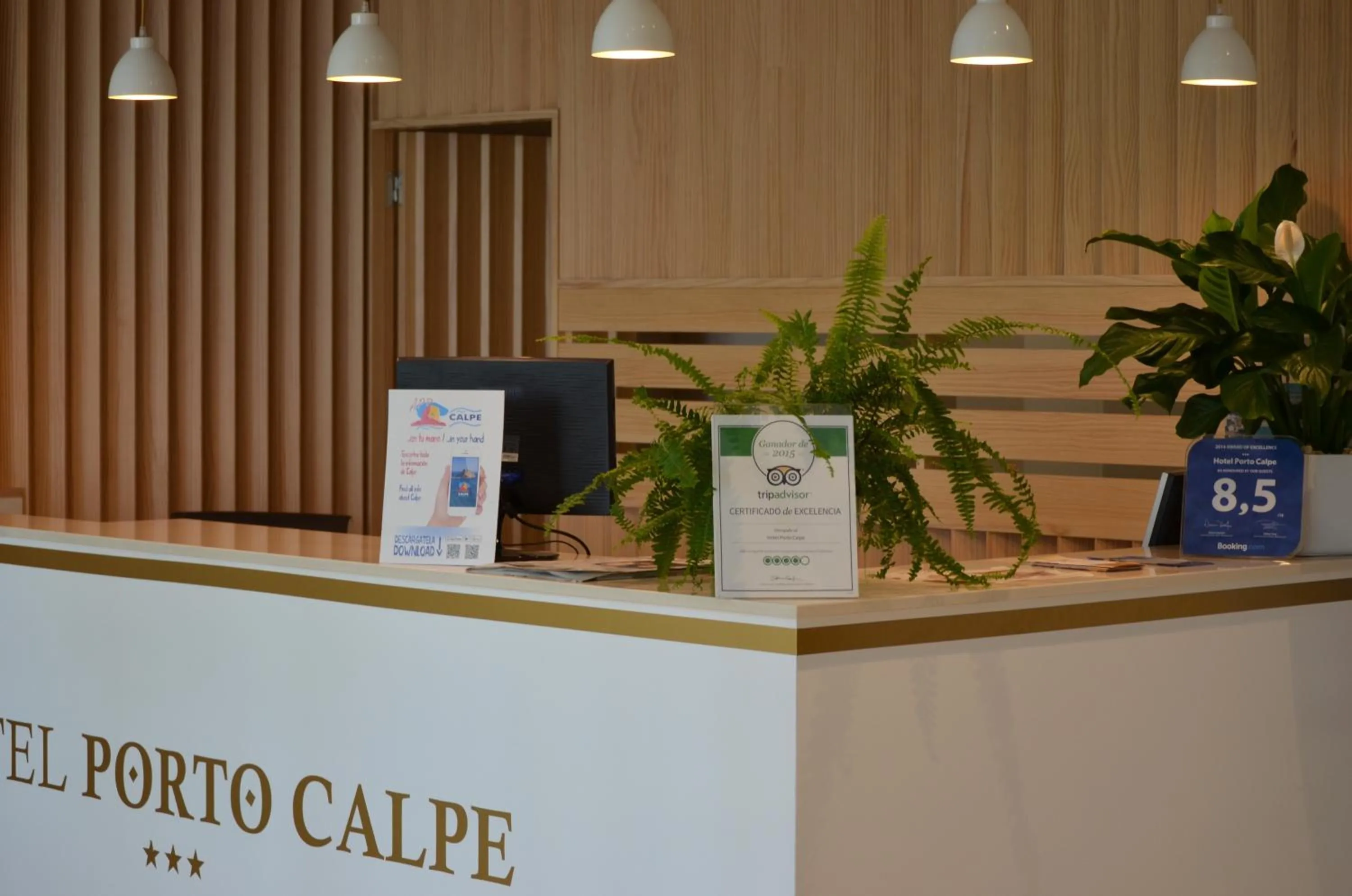 Certificate/Award in Hotel Porto Calpe