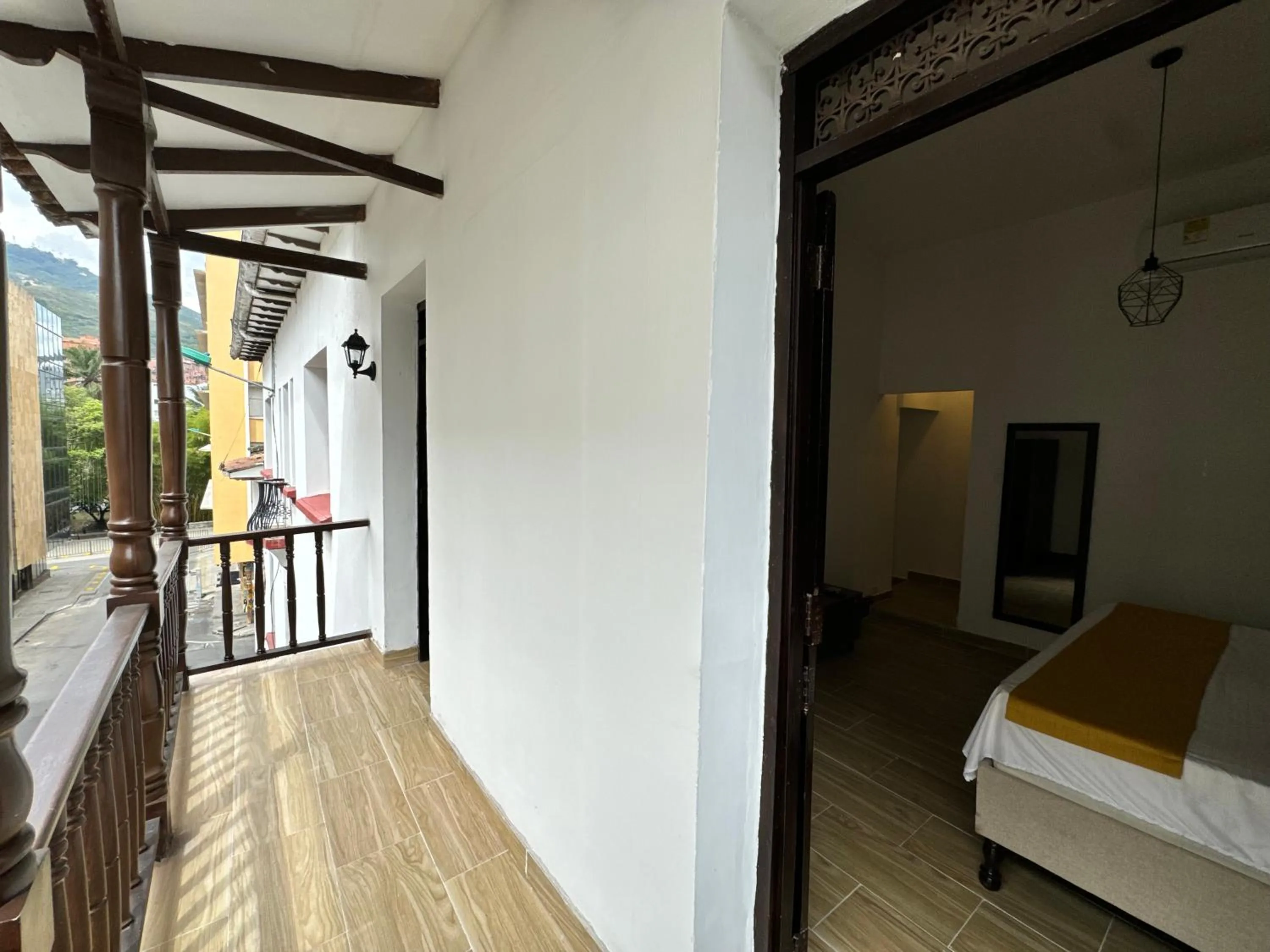 View (from property/room), Bed in Hotel Boulevard del Río