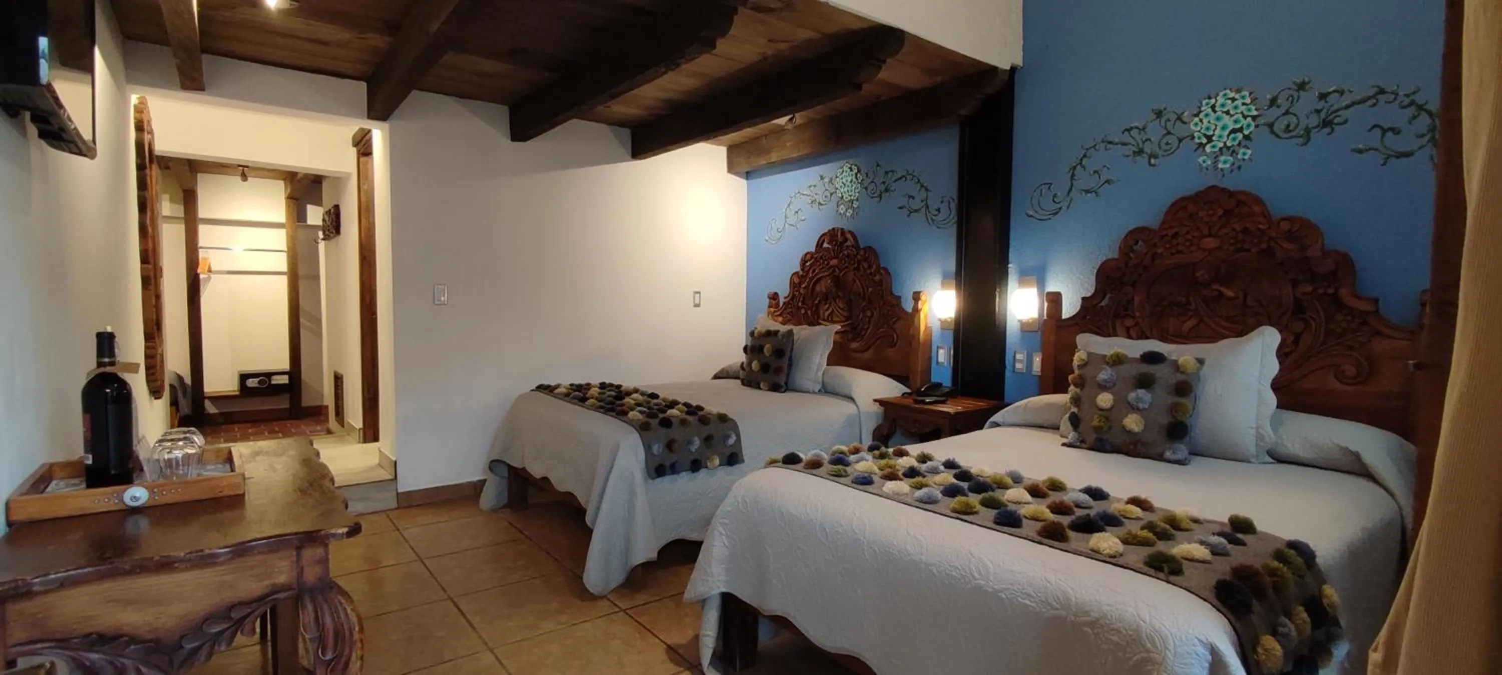 Bed in Hotel Grand Maria