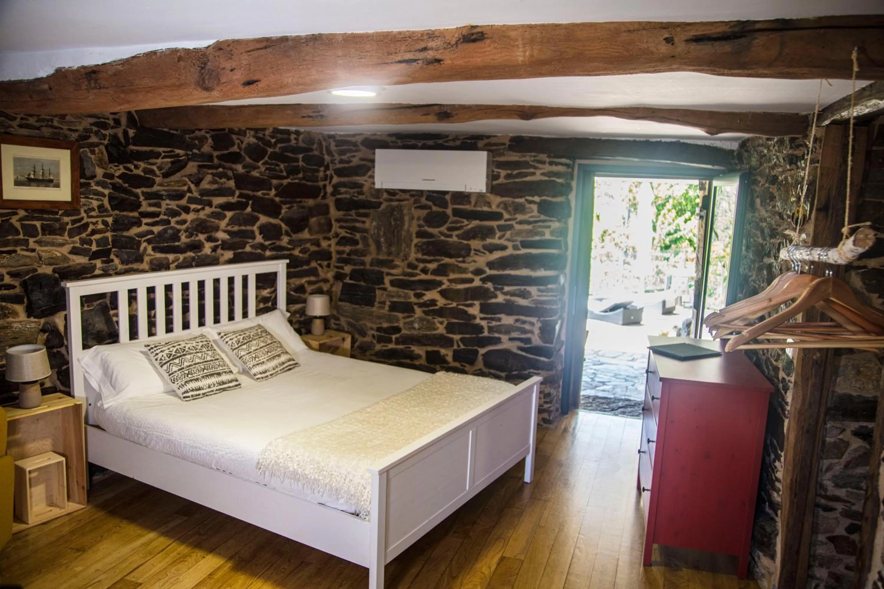 Bed in Cabo Do Mundo Casa Rural