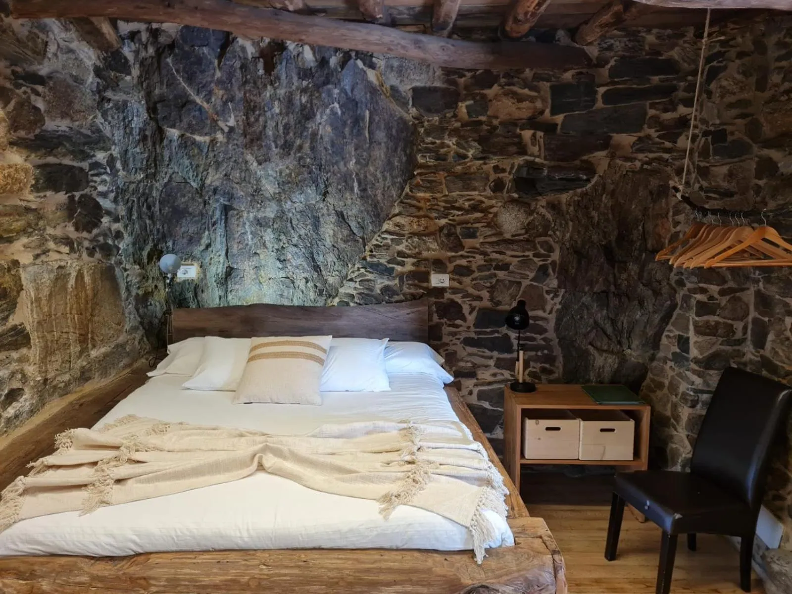 Bed in Cabo Do Mundo Casa Rural